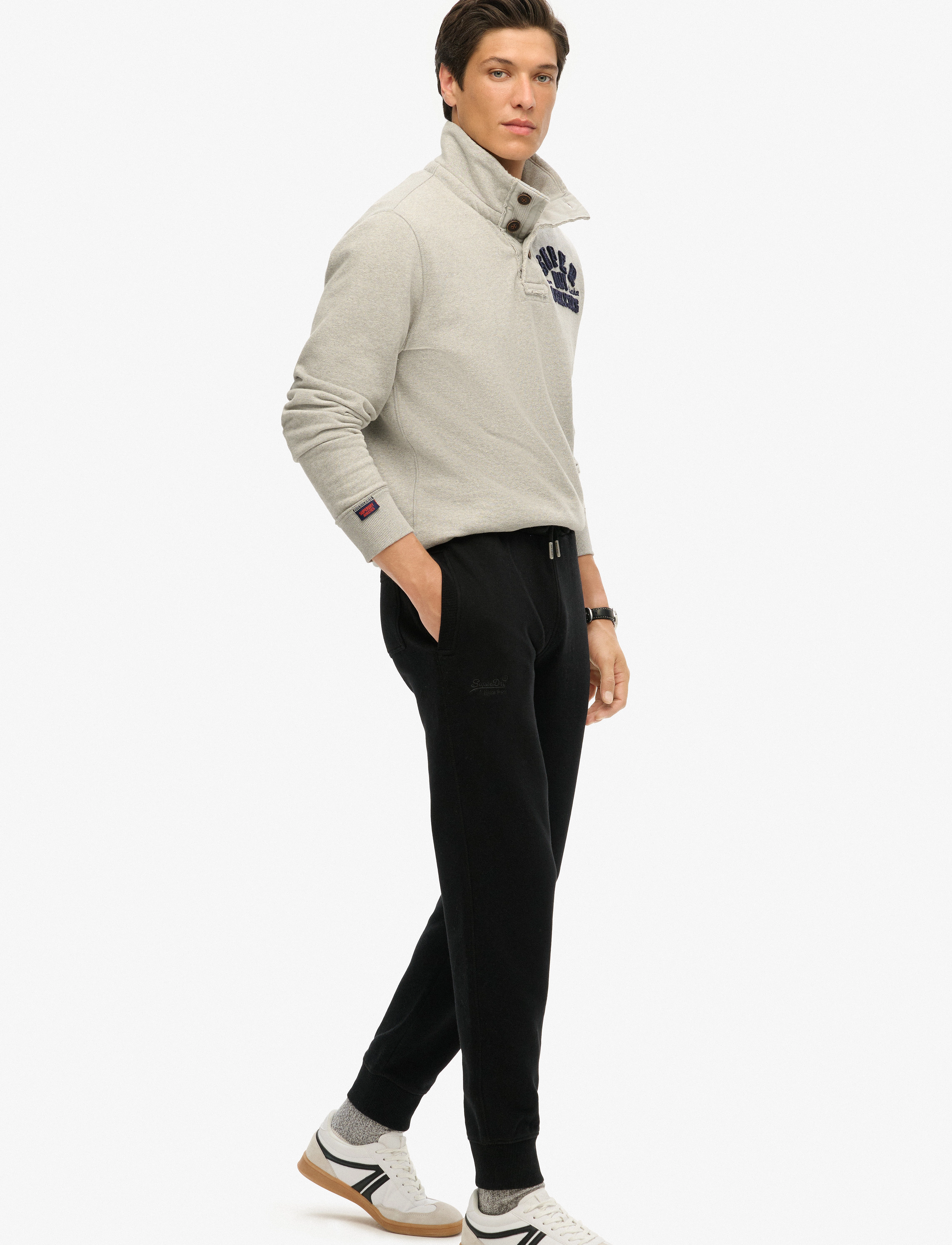 Superdry - ESSENTIAL LOGO JOGGERS - black - 3