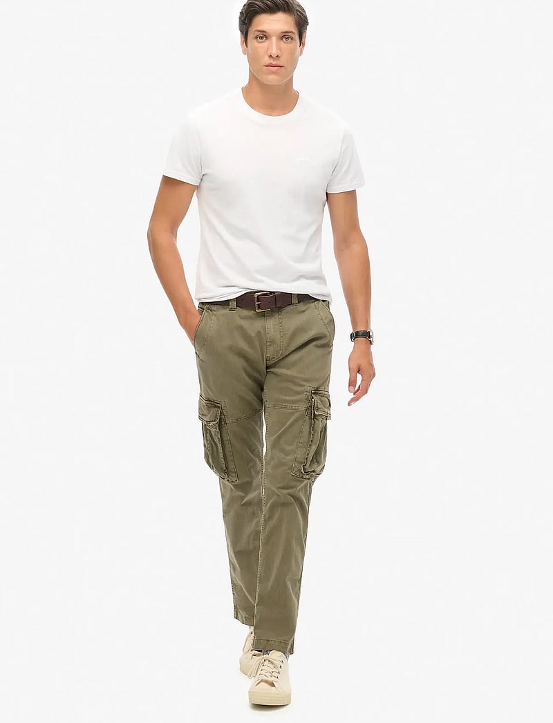 Superdry - CORE CARGO PANT - cargohose - chive green - 1