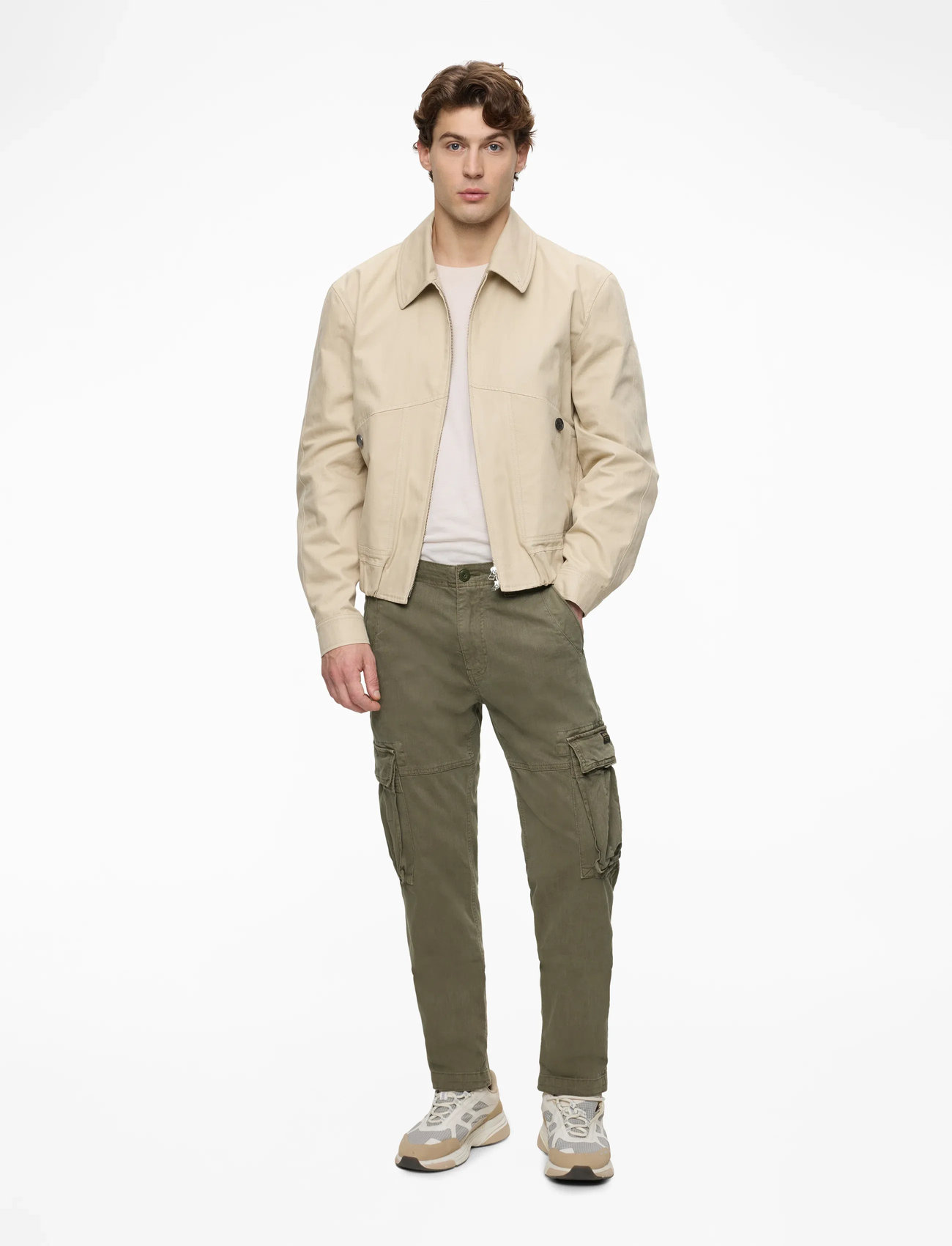 Superdry - CORE CARGO PANT - cargohose - chive green - 3