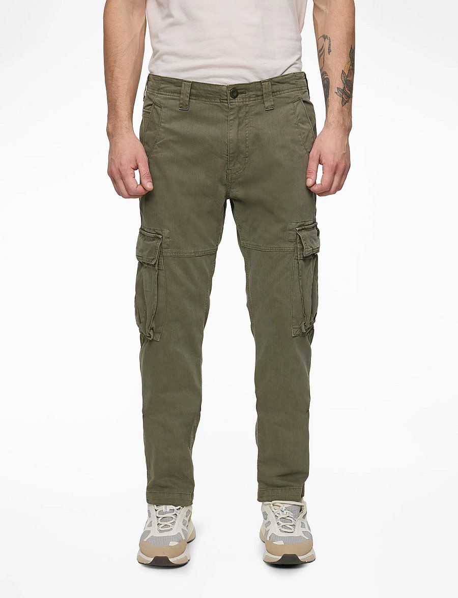 Superdry - CORE CARGO PANT - cargo pants - chive green - 0