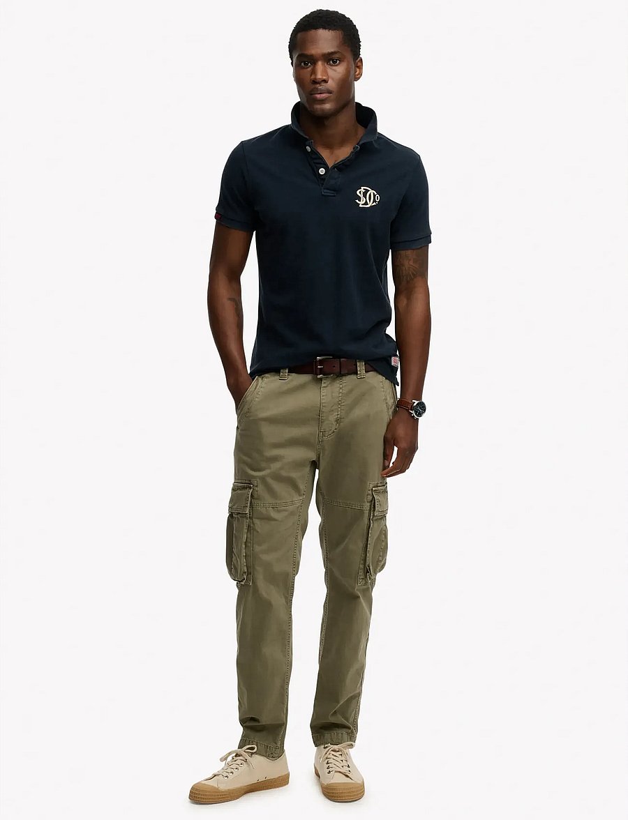 Superdry - CORE CARGO PANT - cargohosen - dusty olive green - 0