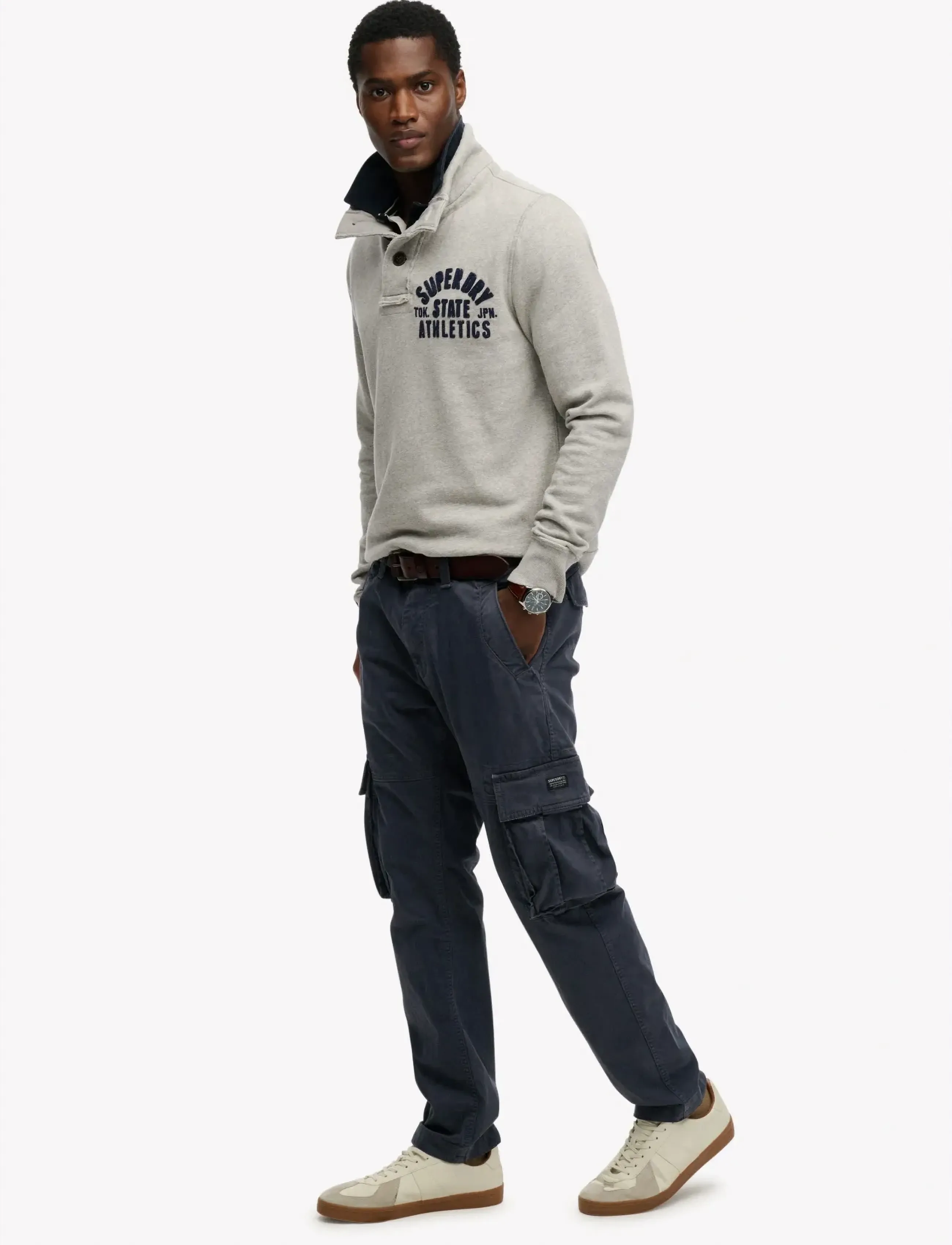 Superdry - CORE CARGO PANT - cargohose - french navy - 5