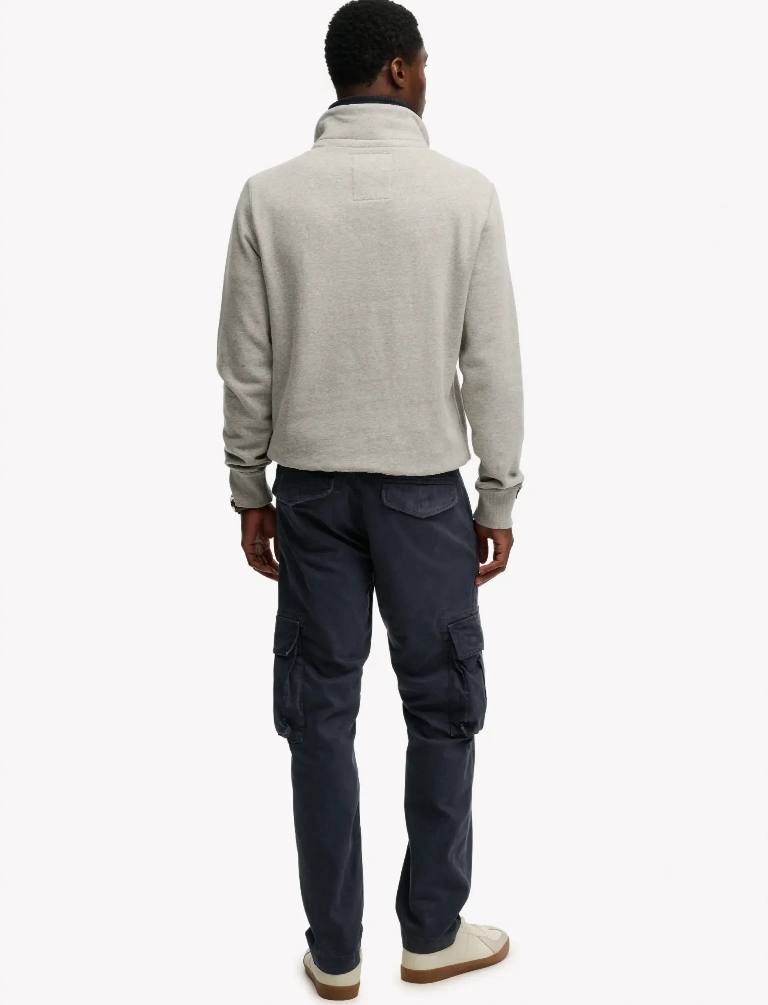 Superdry Core Cargo marinblå byxor herr – bild 9