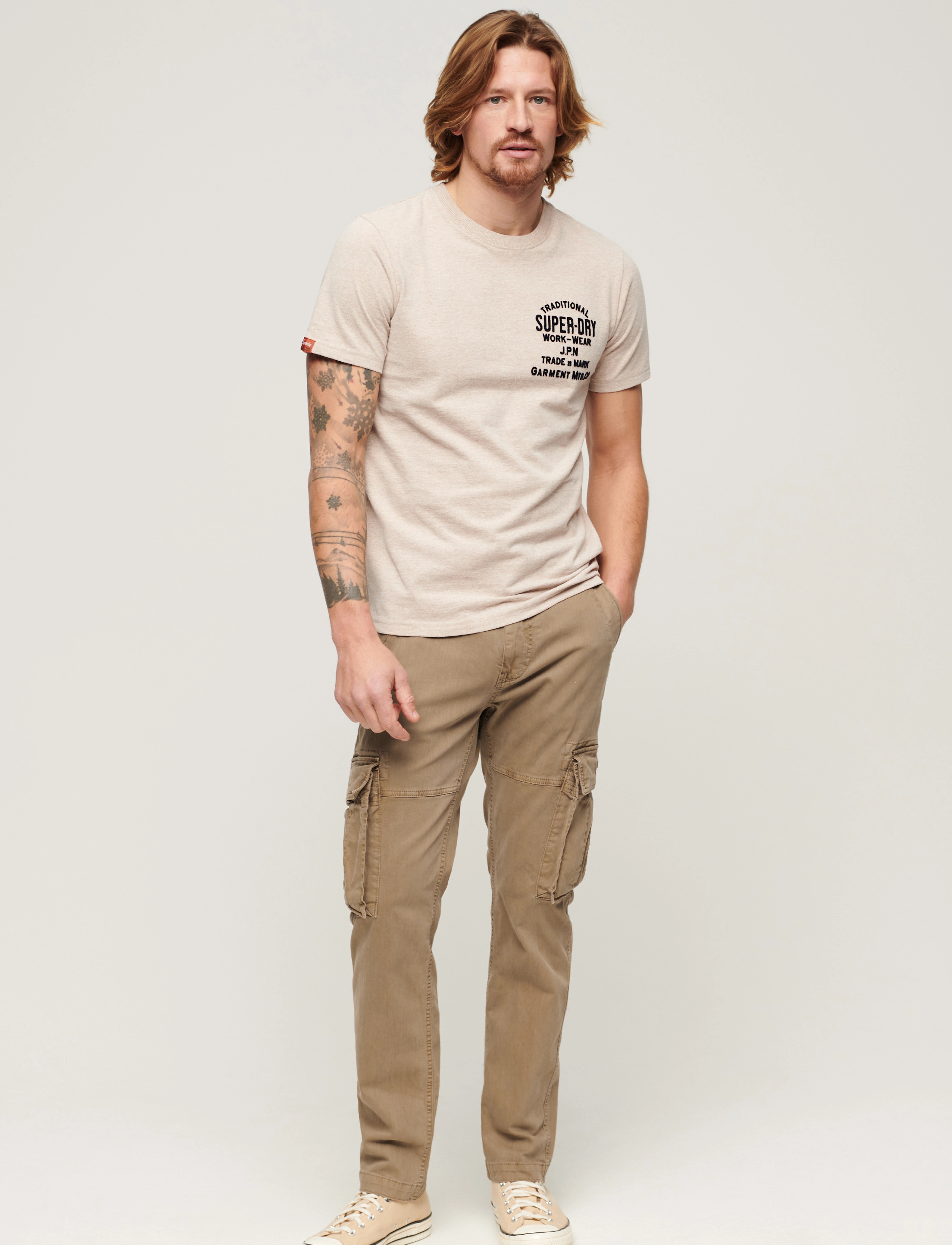Superdry - CORE CARGO PANT - miesten - tan khaki - 5