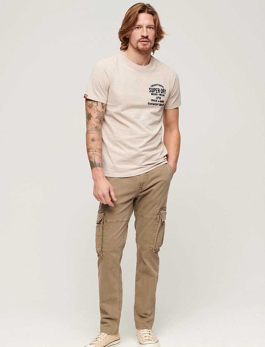 Superdry - CORE CARGO PANT - cargo-püksid - tan khaki - 5