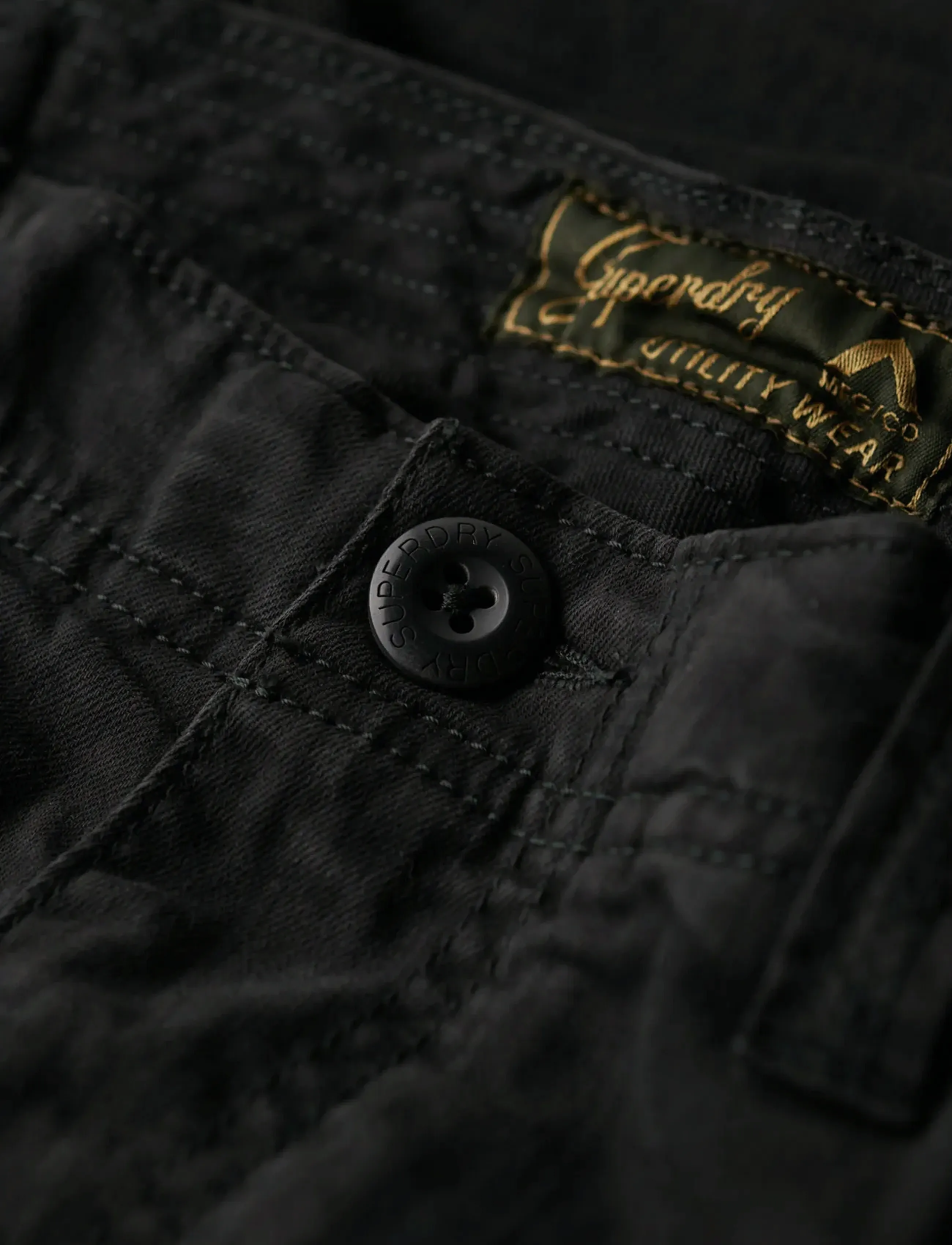 Superdry - CORE CARGO PANT - cargo püksid - washed black - 3