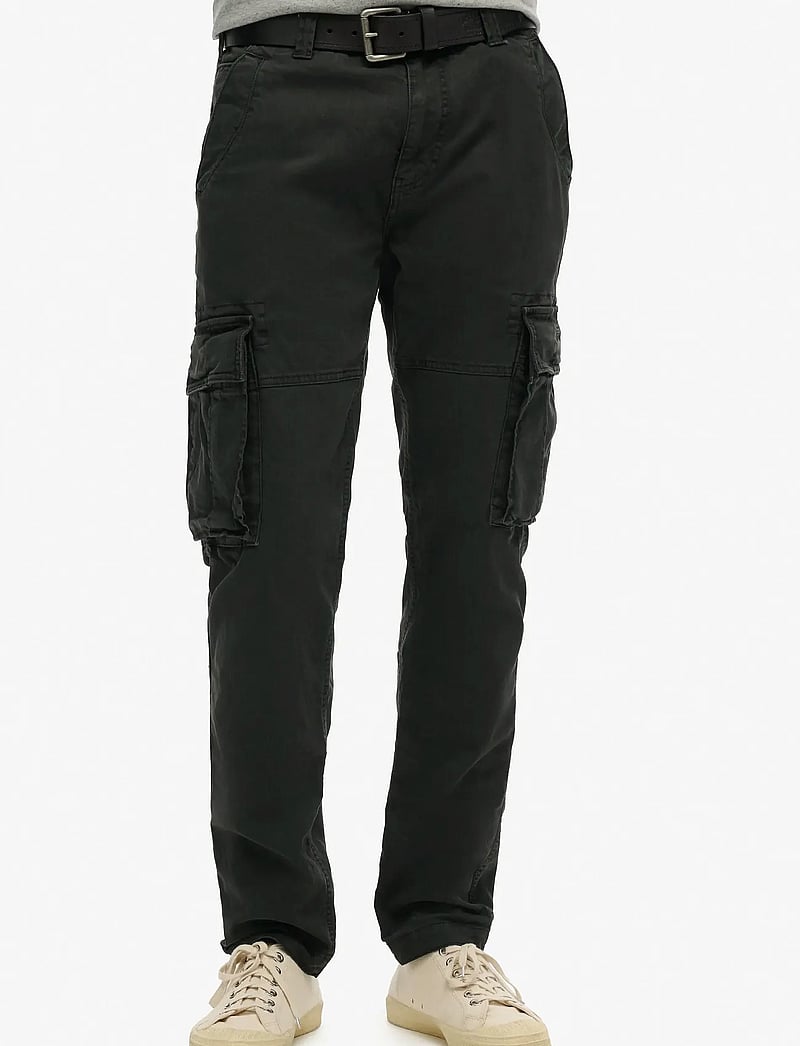 Superdry - CORE CARGO PANT - cargobyxor - washed black - 5