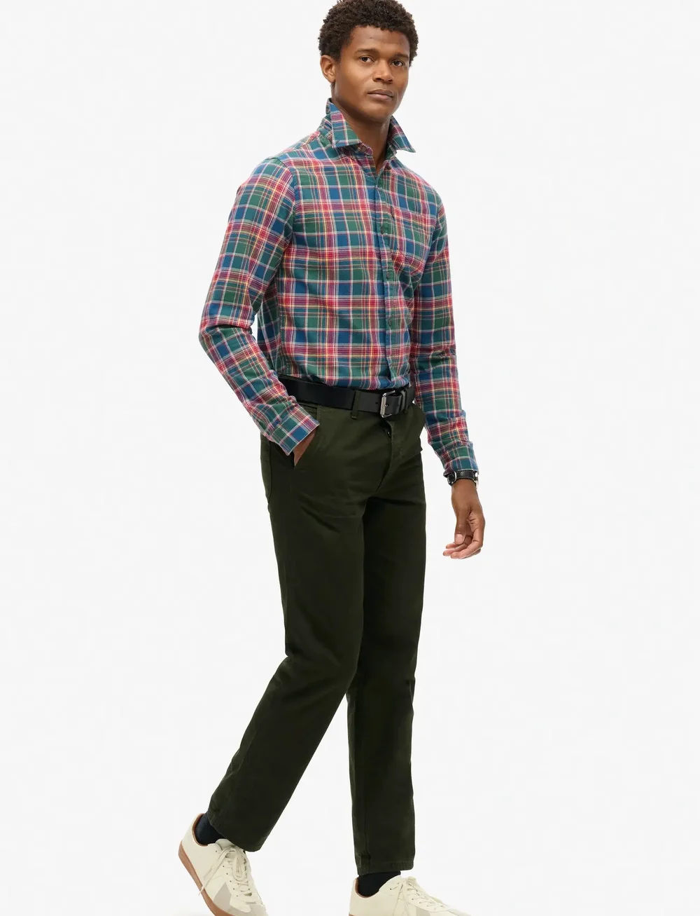 Superdry - MERCHANT 5 POCKET WORK PANT - loose jeans - surplus goods olive green - 5