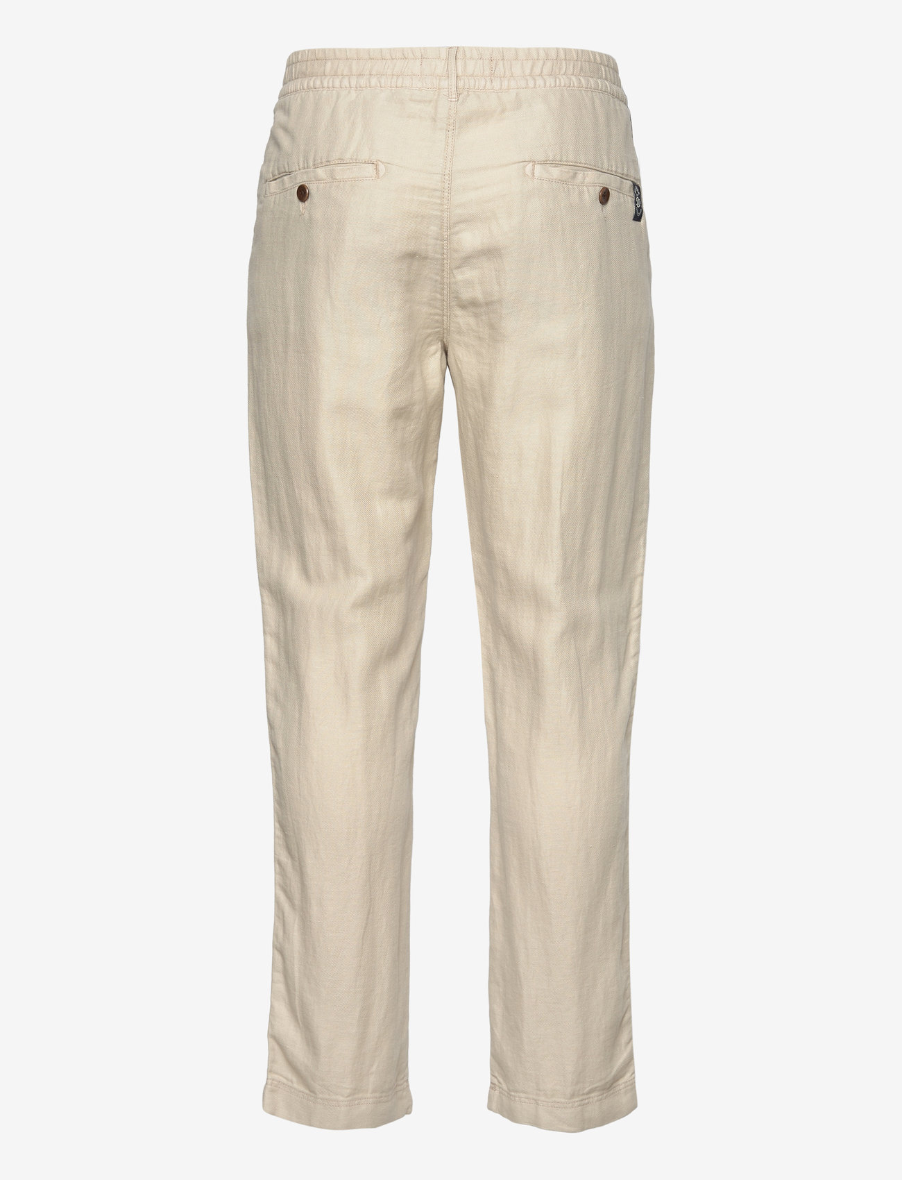 Superdry - MERCHANT LINEN PANT - leinenhosen - abbey stone - 2