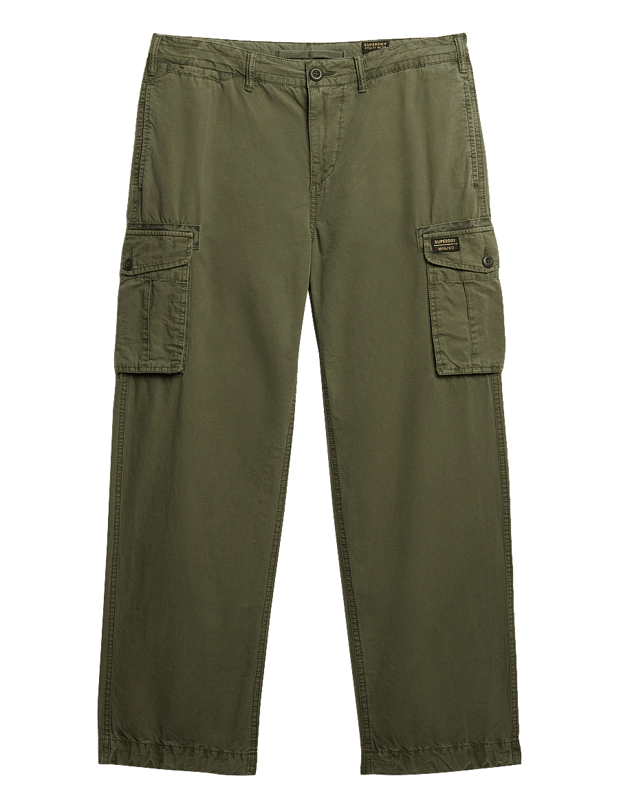 Superdry - PARACHUTE LIGHT CARGO PANT - chive green - 1