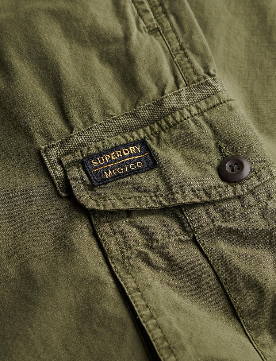 Superdry - PARACHUTE LIGHT CARGO PANT - chive green - 2