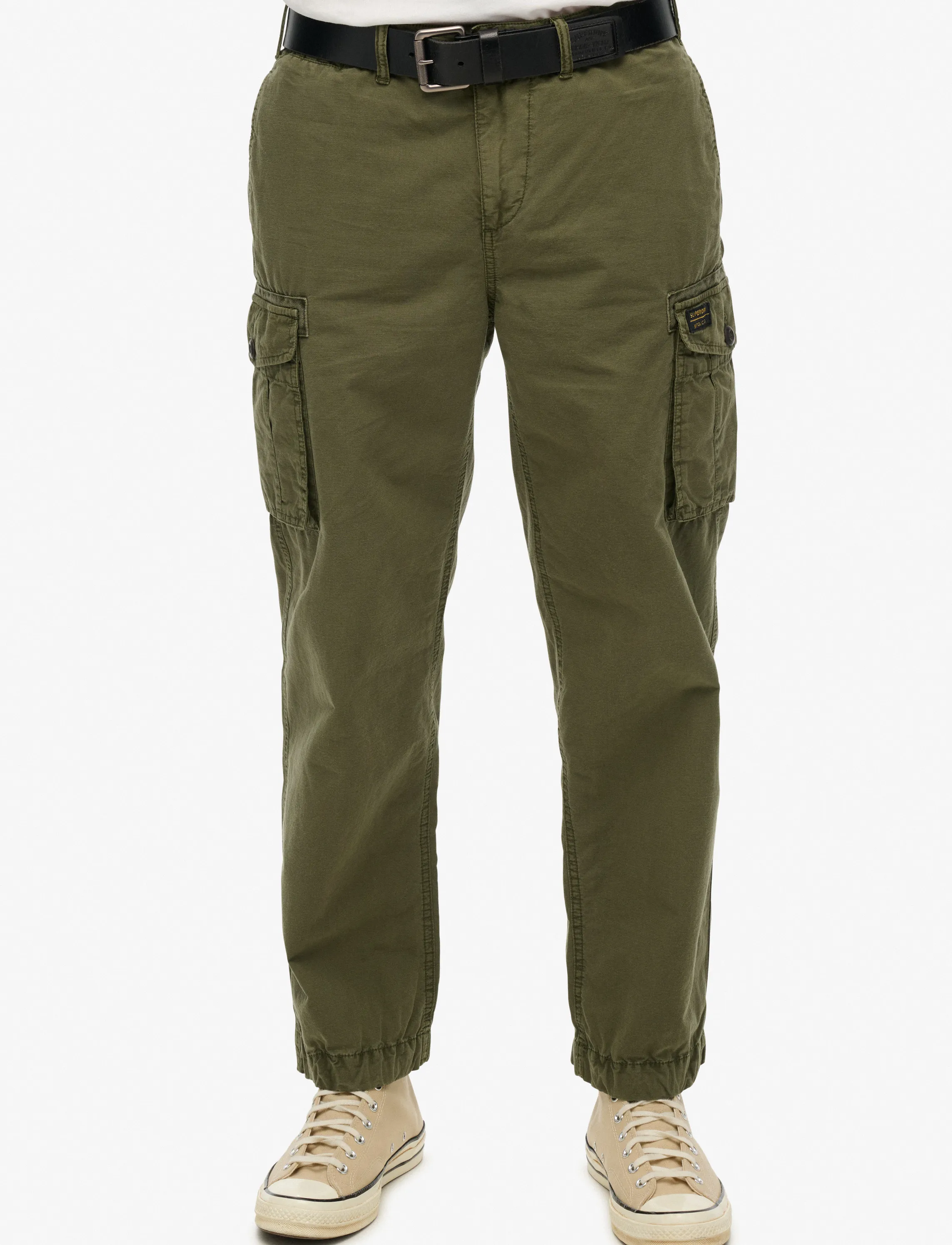 Superdry - PARACHUTE LIGHT CARGO PANT - cargo pants - chive green - 3