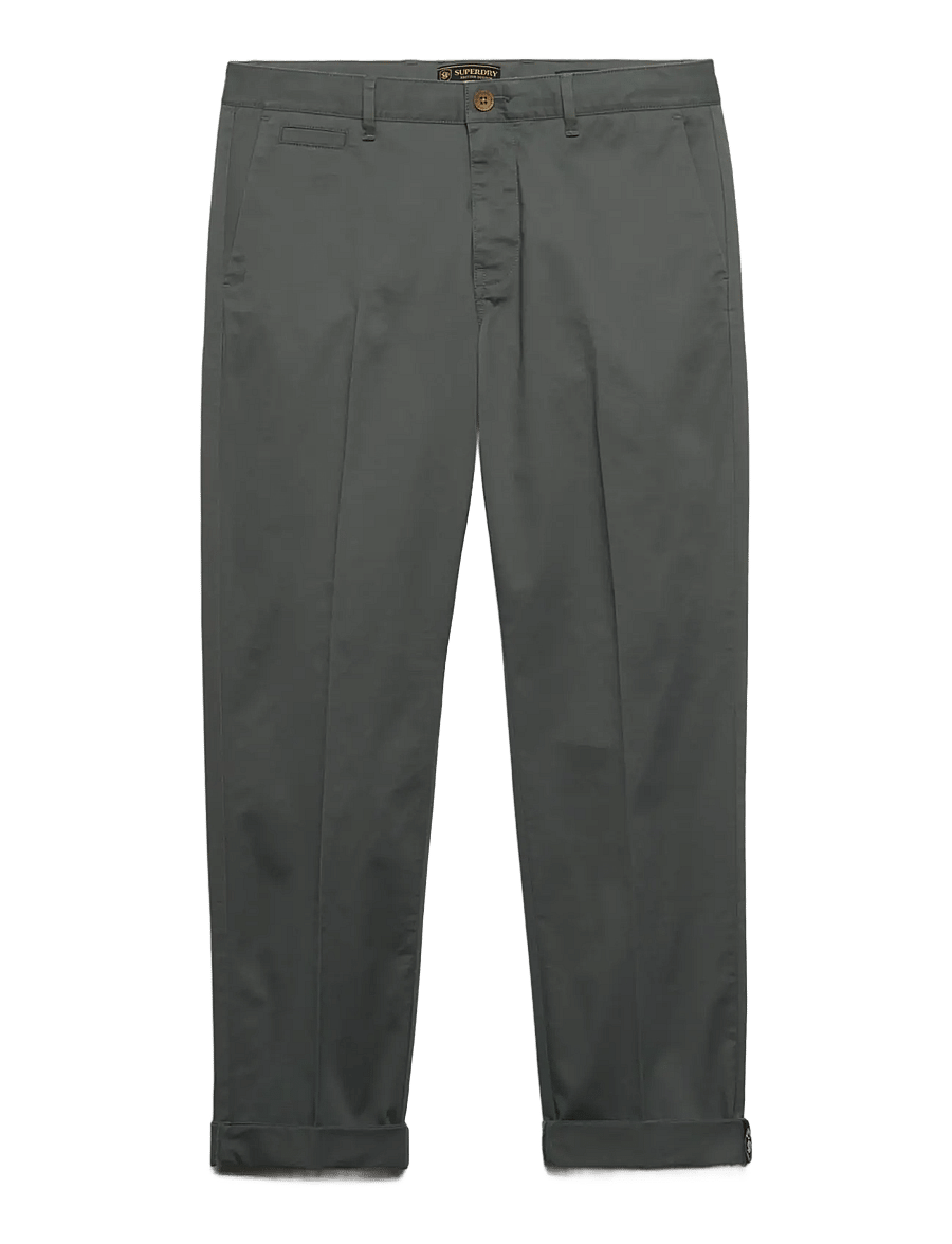 Superdry - PREMIUM REGULAR CHINO - chino-püksid - balsam green - 1