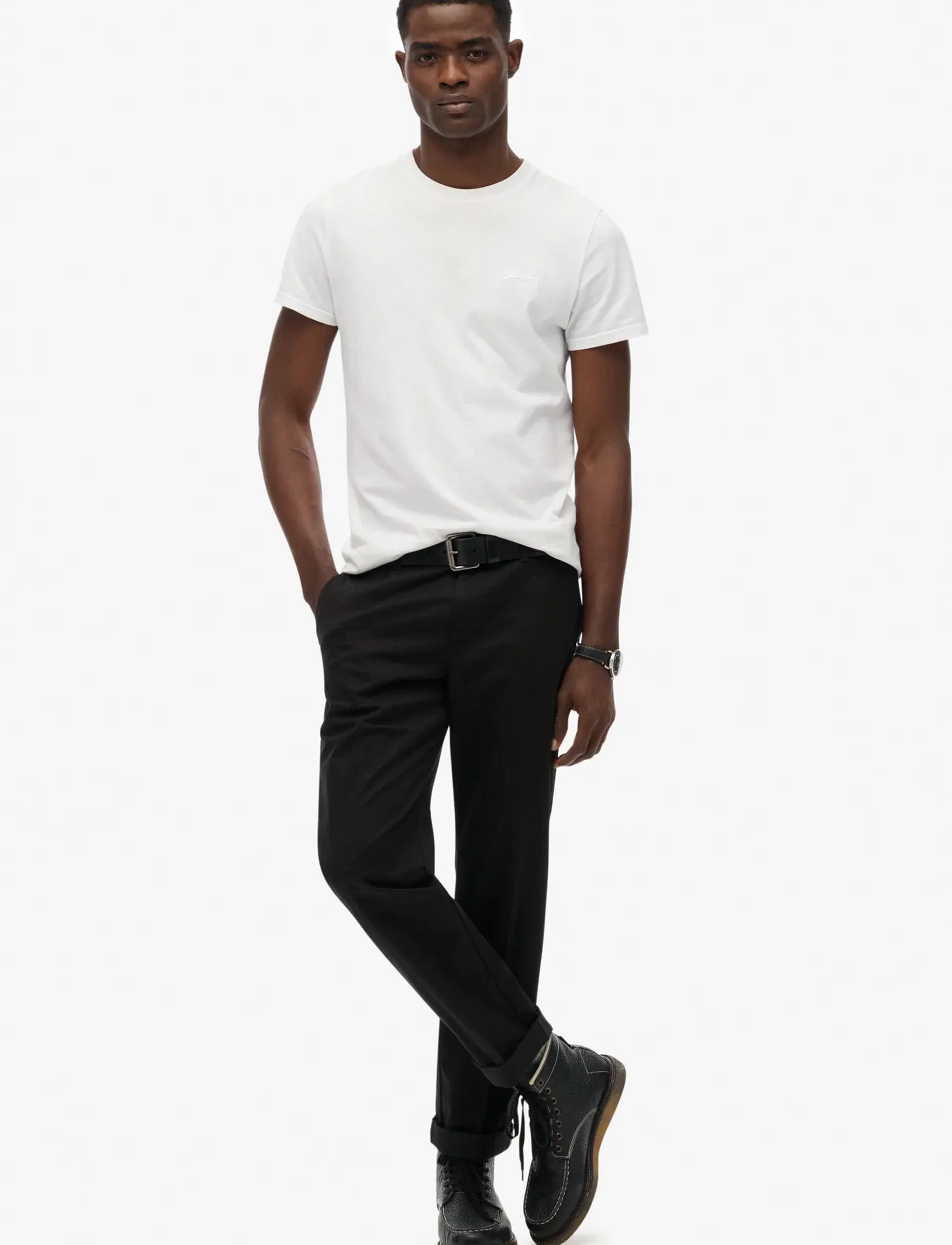 Superdry Premium Regular Chino, 30 x 32, Trousers, Schwarz - Chinos, Männerswear