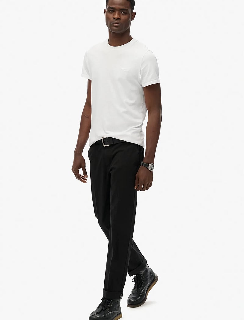 Superdry - PREMIUM REGULAR CHINO - chinos - black - 5