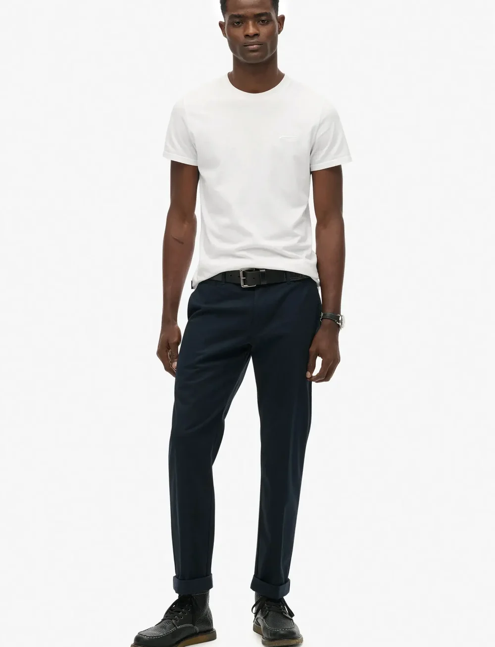 Superdry - PREMIUM REGULAR CHINO - chinos - eclipse navy - 0