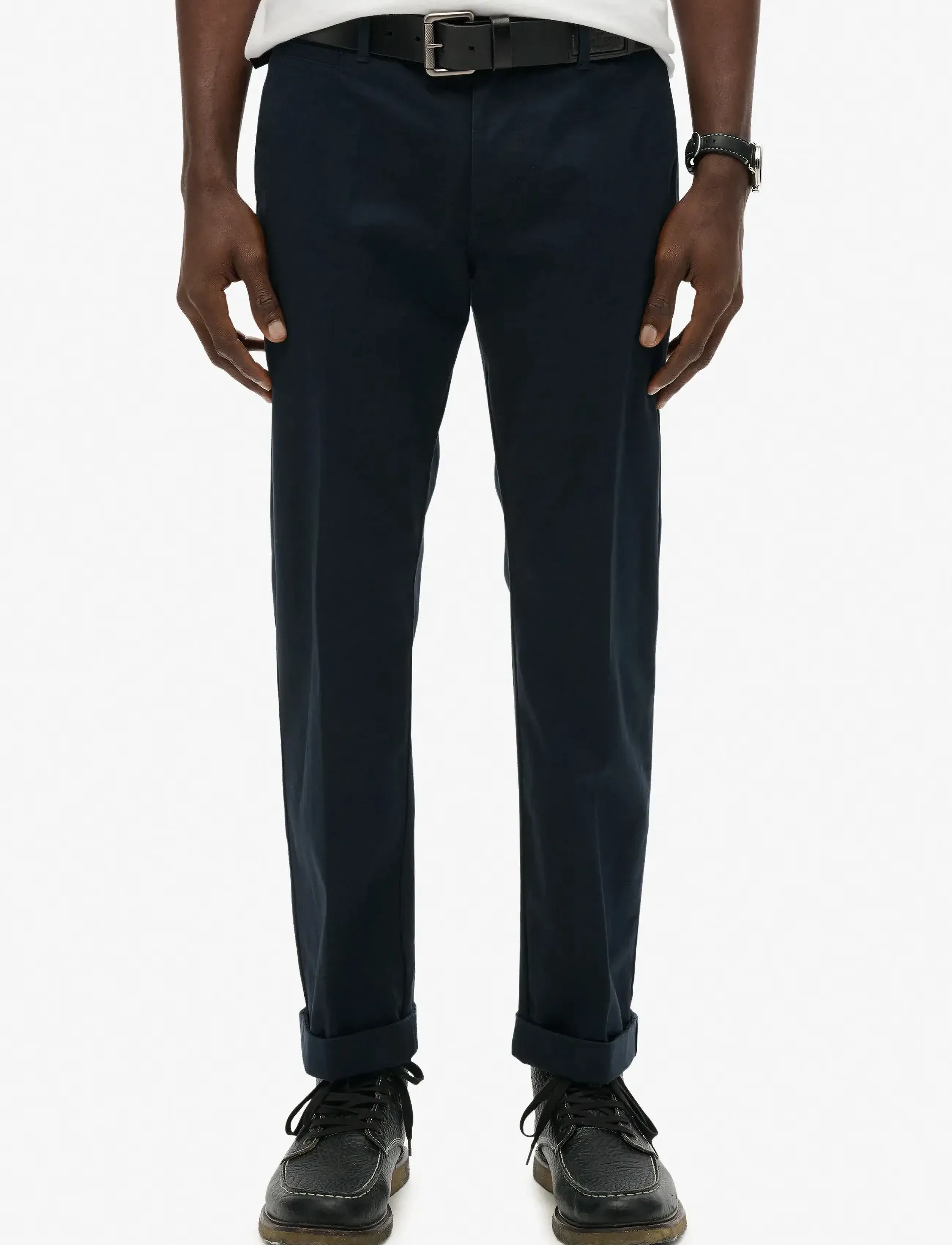 Superdry - PREMIUM REGULAR CHINO - chino püksid - eclipse navy - 3