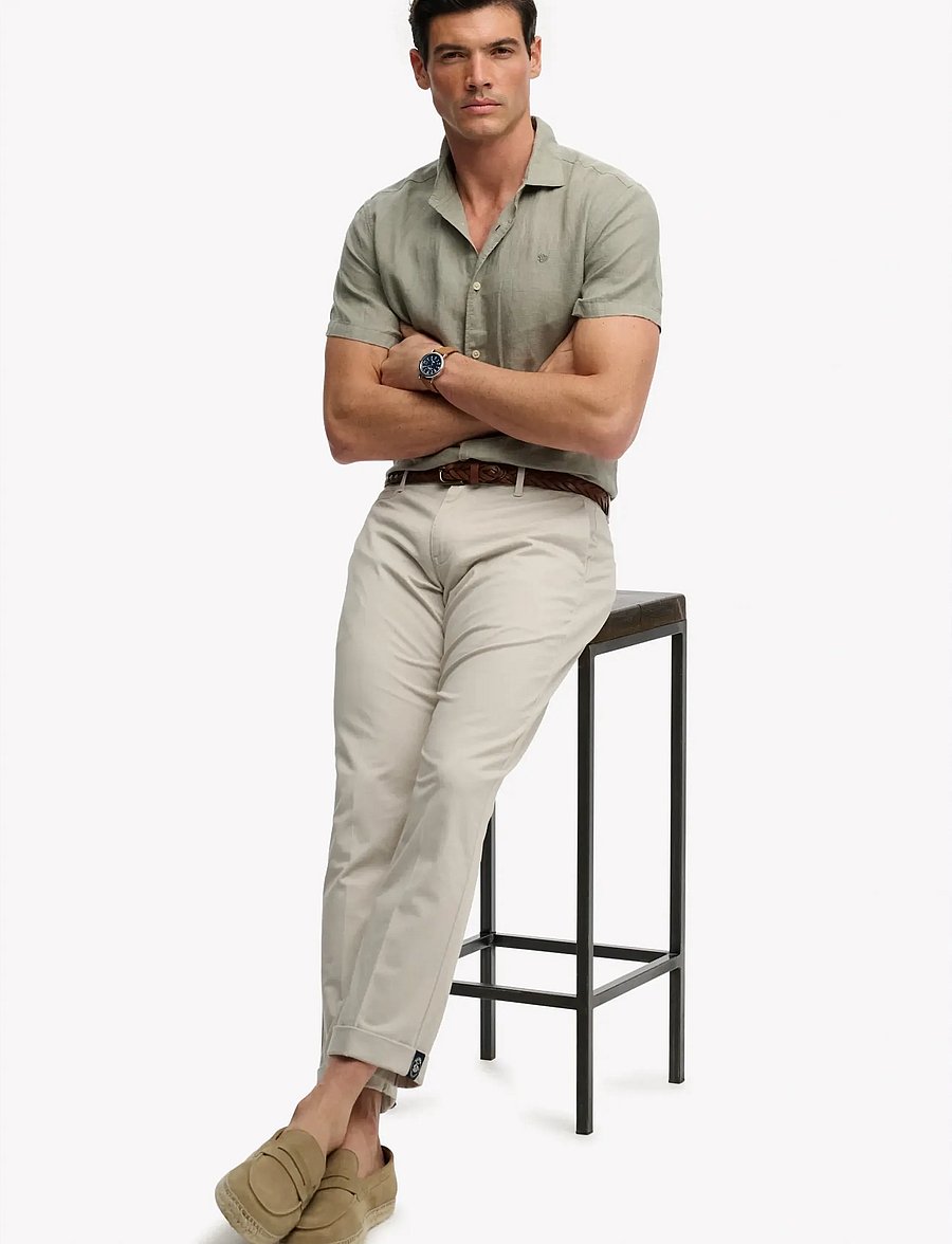 Superdry - PREMIUM REGULAR CHINO - chinos - rainy day grey - 5