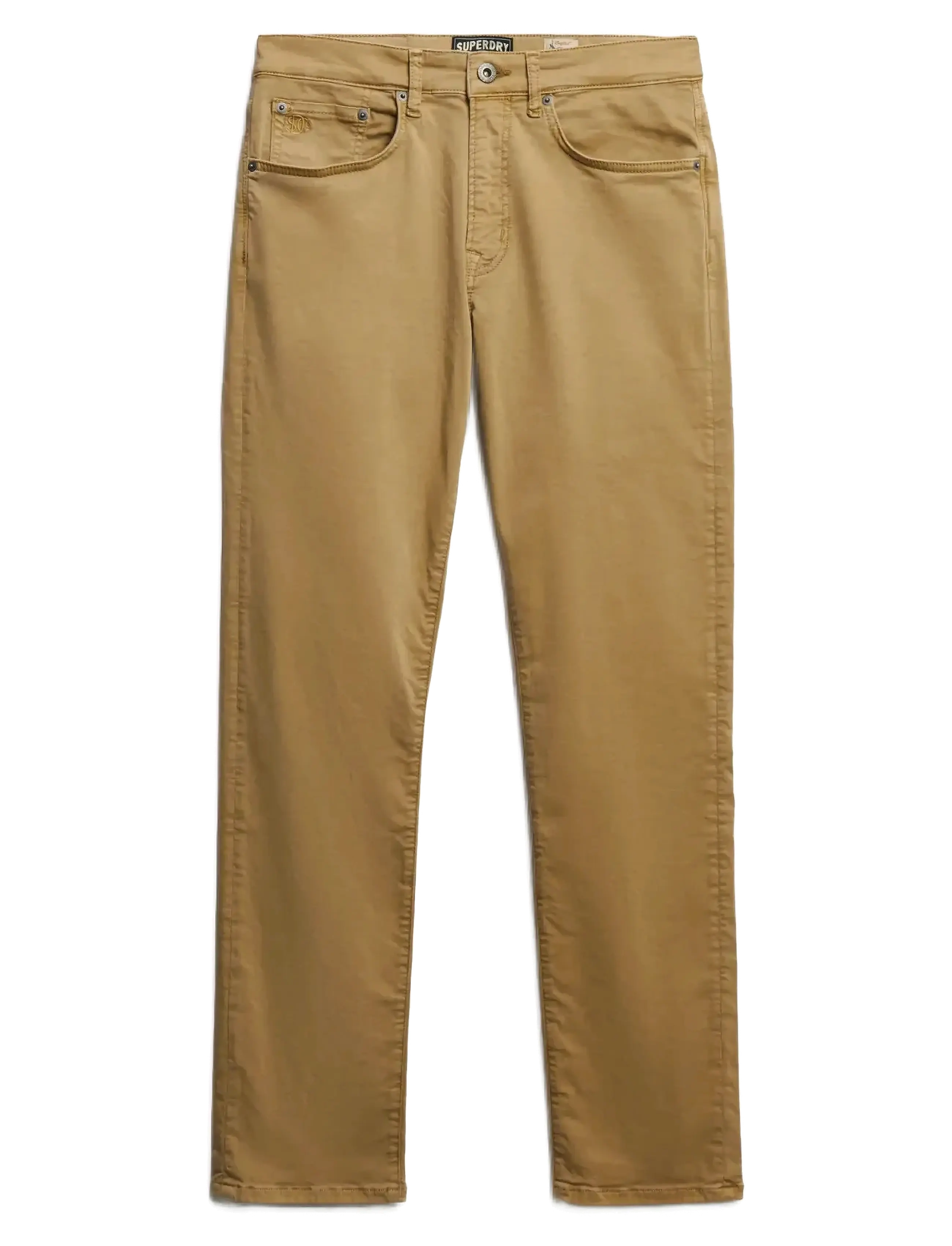 MERCHANT SATEEN 5 POCKET PANT - AMERICAN BEIGE