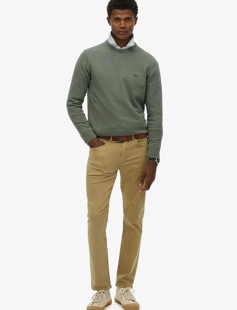 Superdry - MERCHANT SATEEN 5 POCKET PANT - regular jeans - american beige - 0