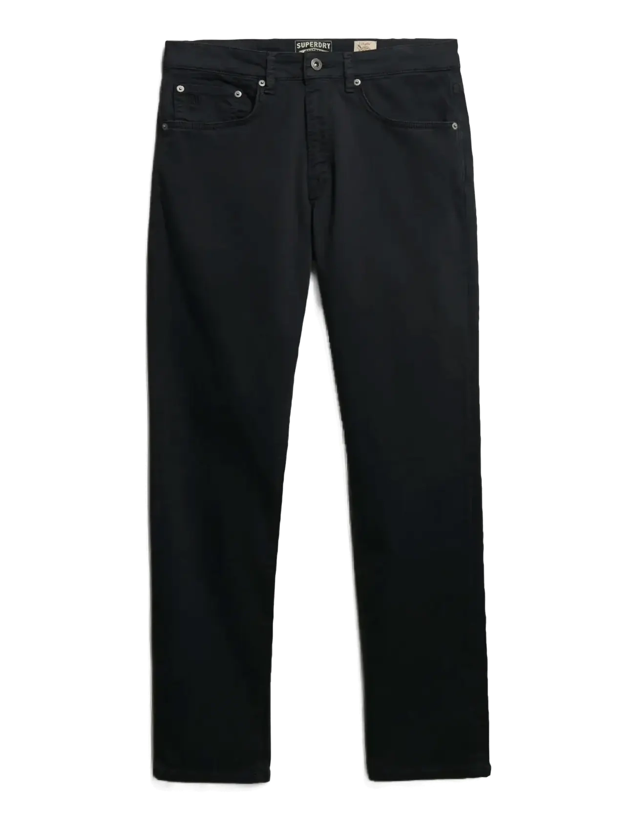 SUPERDRY Merchant Sateen 5 Pocket Hose Schwarz - 36x32 - Herren