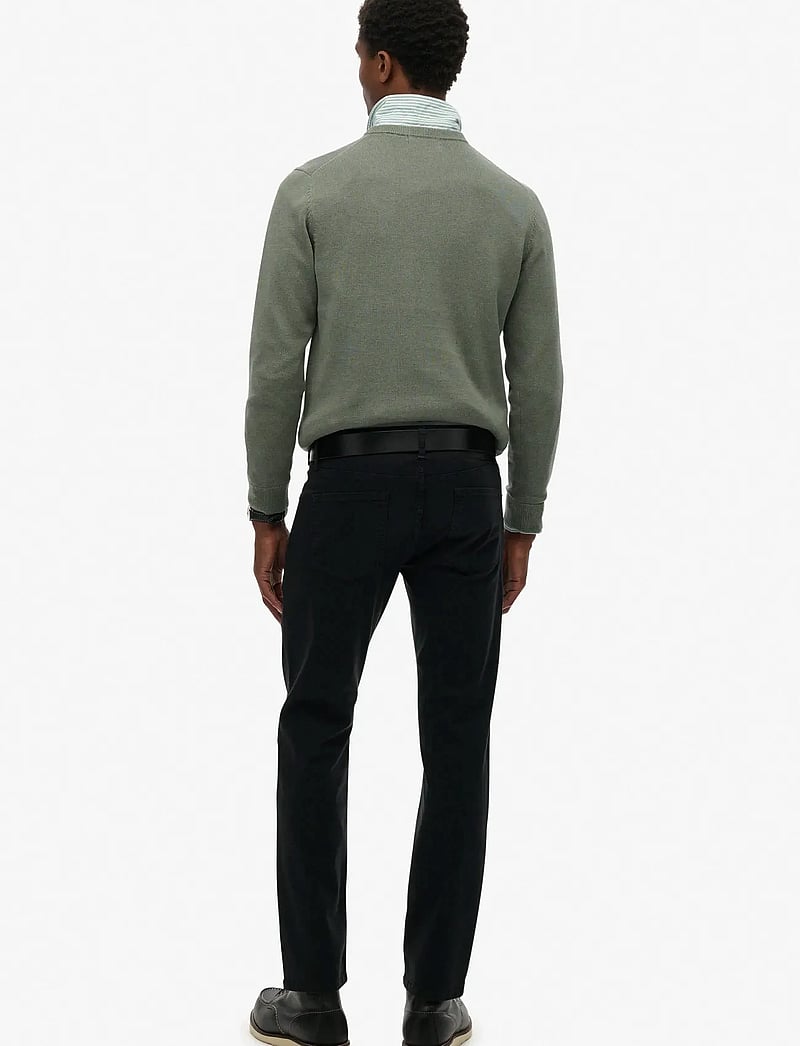 Superdry - MERCHANT SATEEN 5 POCKET PANT - regular jeans - black - 2