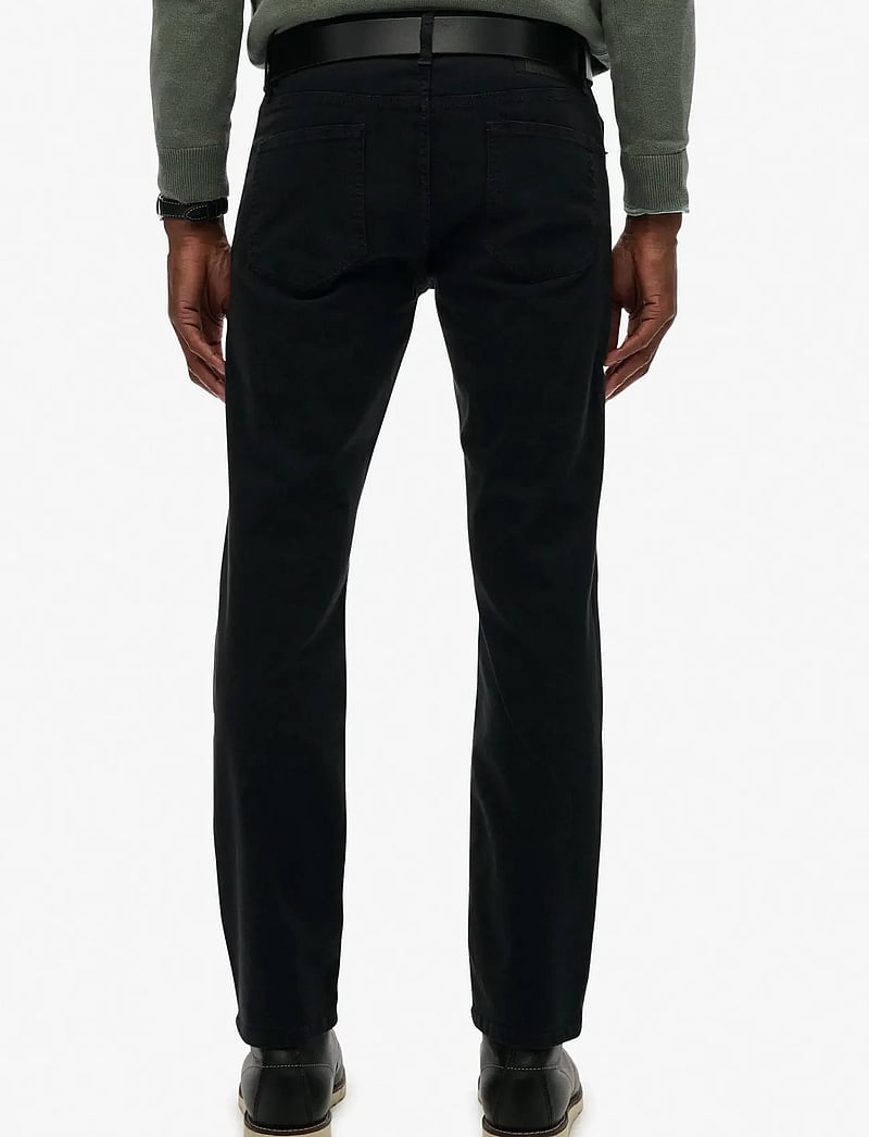 Superdry - MERCHANT SATEEN 5 POCKET PANT - regular jeans - black - 4