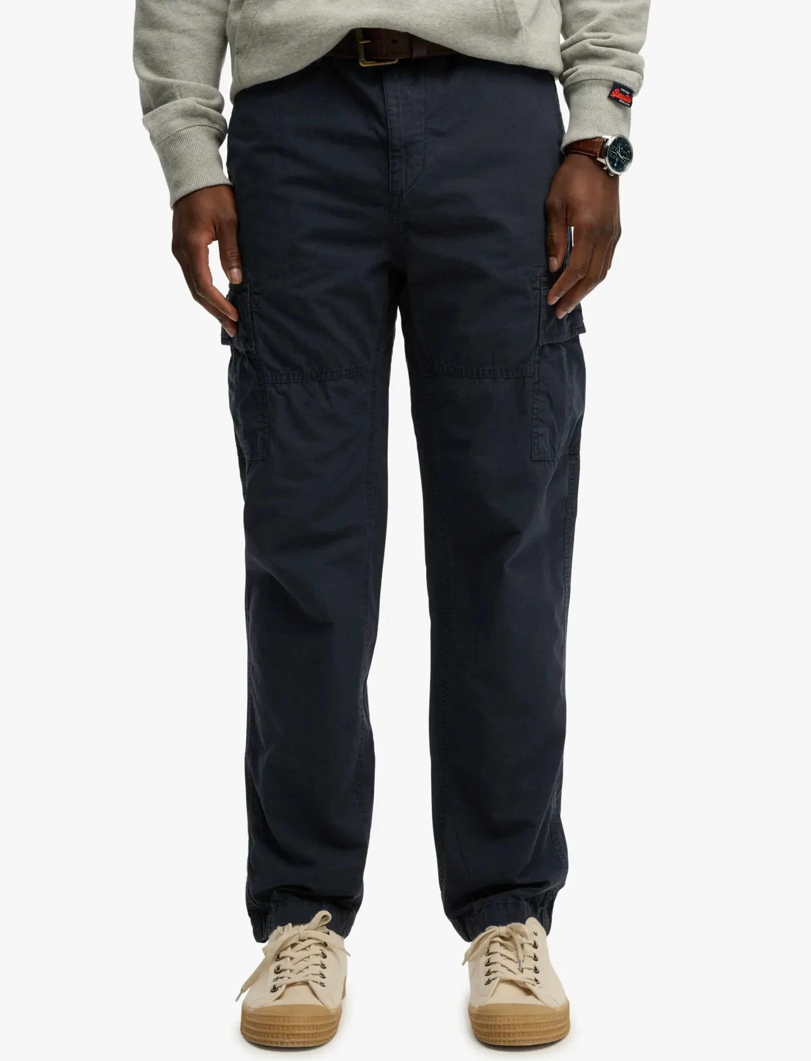 Superdry Ripstop Light Cargo Pant, 30 x 32, Trousers, Marineblau - Pants, Männerswear