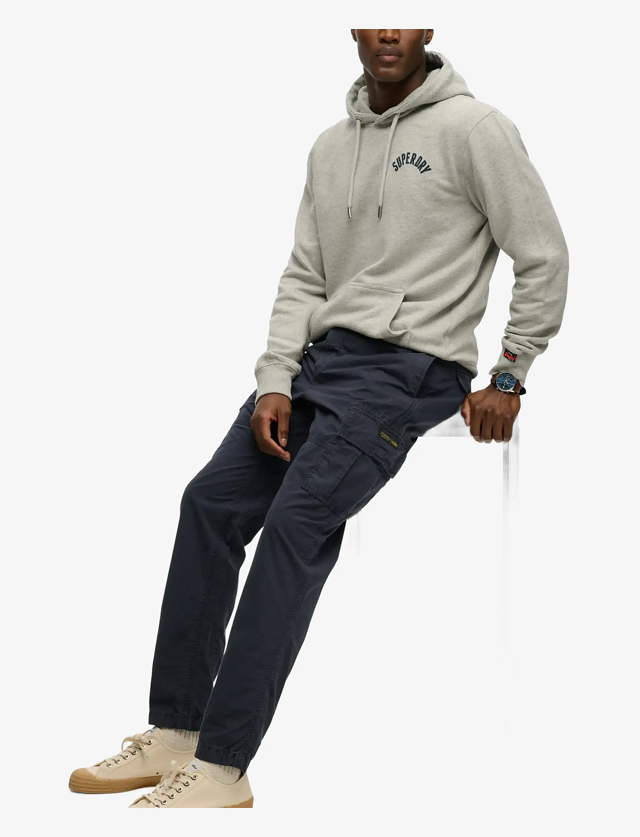 Superdry - RIPSTOP LIGHT CARGO PANT - cargobukser - eclipse navy - 2