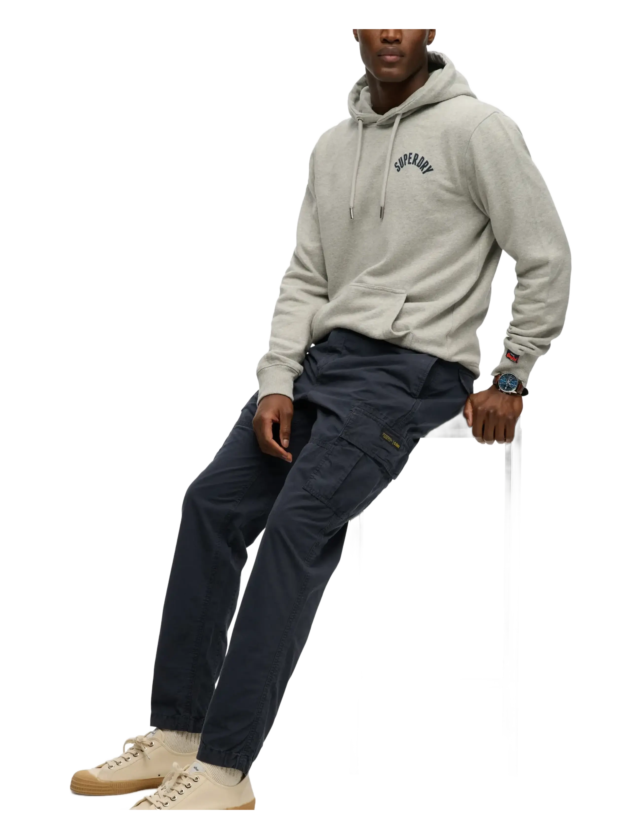 Superdry - RIPSTOP LIGHT CARGO PANT - cargo pants - eclipse navy - 2