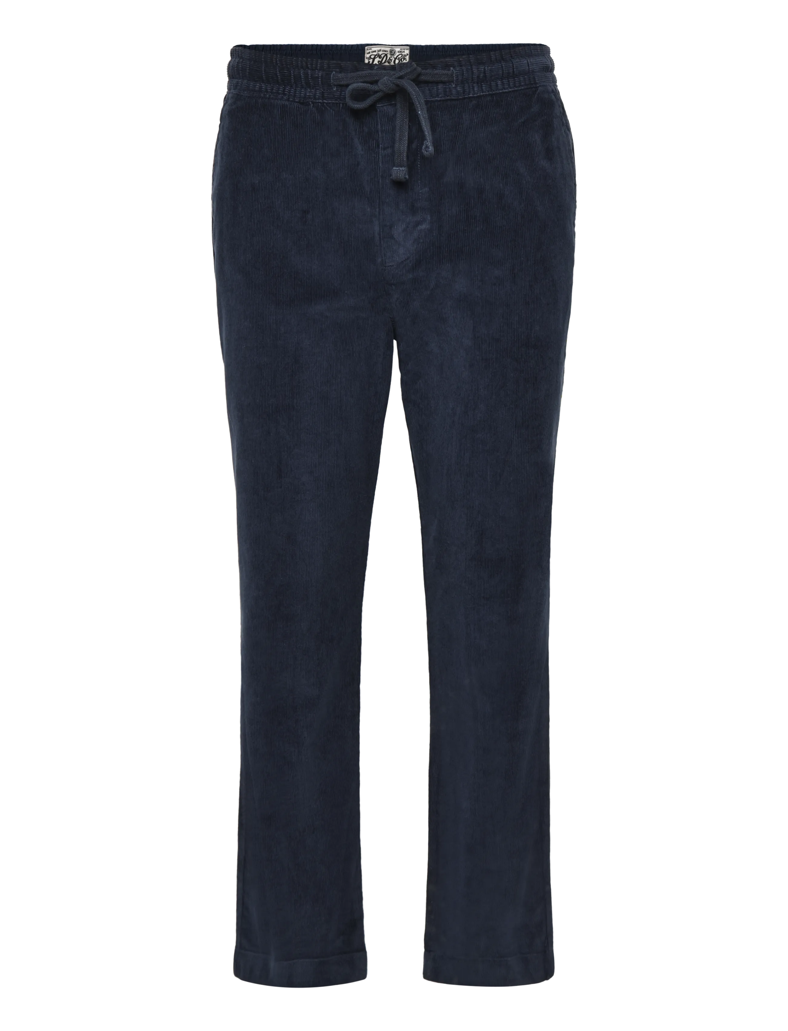 Superdry - MERCHANT CORD DRAWSTRING PANT - vabaajapüksid - eclipse navy - 1