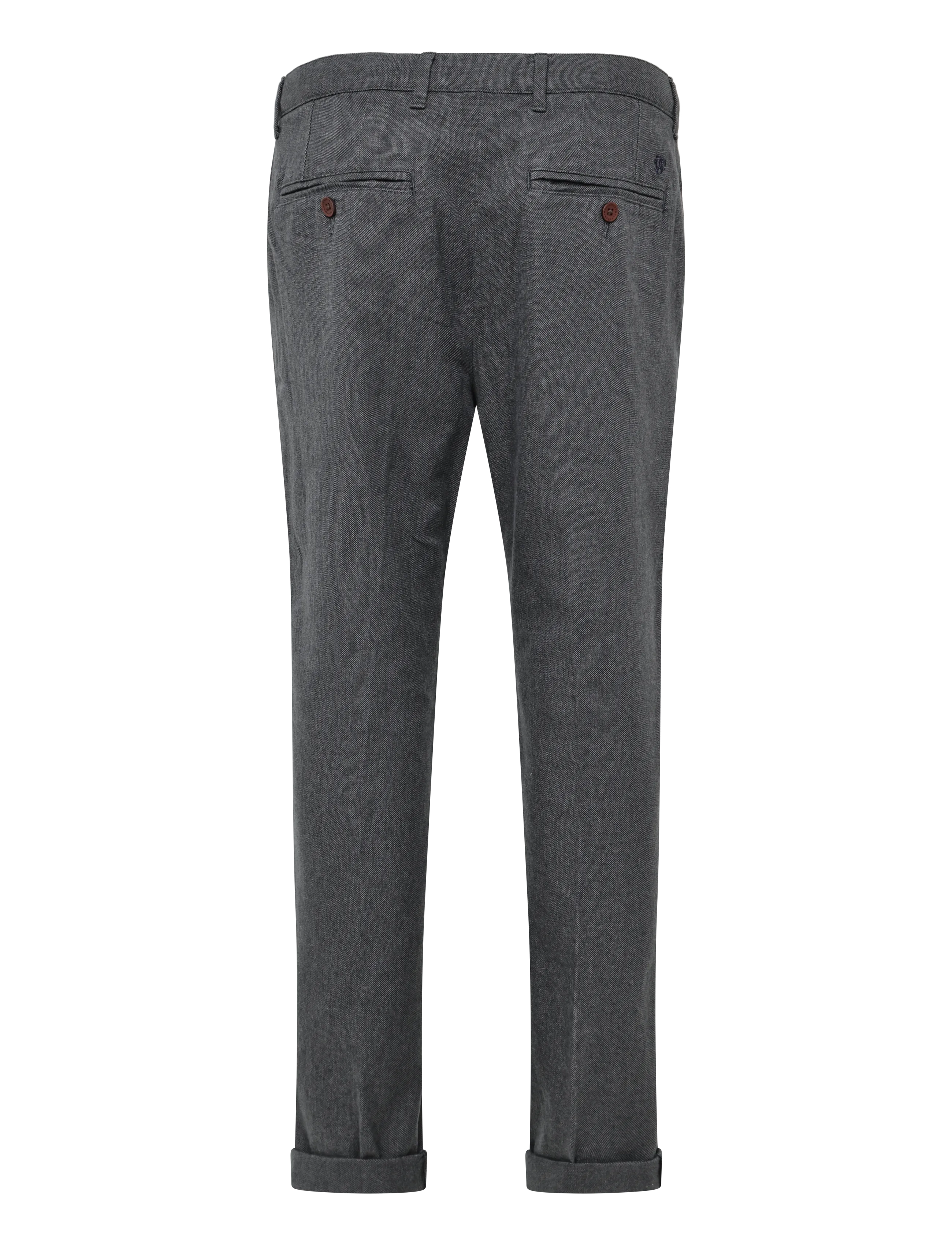 Superdry - PREMIUM TEXTURED REGULAR CHINO - chino-püksid - textured charcoal - 2