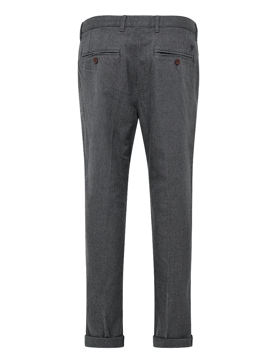 Superdry - PREMIUM TEXTURED REGULAR CHINO - chino-püksid - textured charcoal - 2