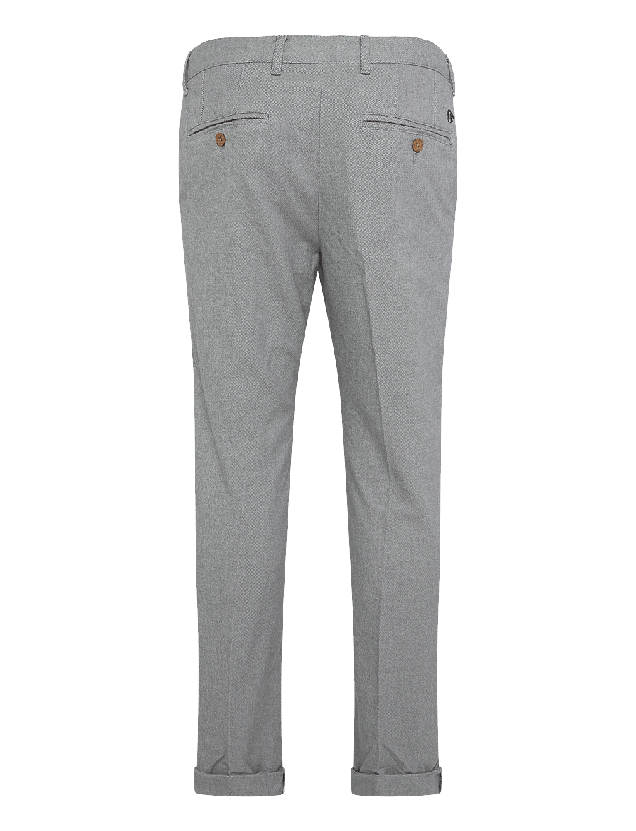 Superdry - PREMIUM TEXTURED REGULAR CHINO - chino-püksid - textured grey - 2