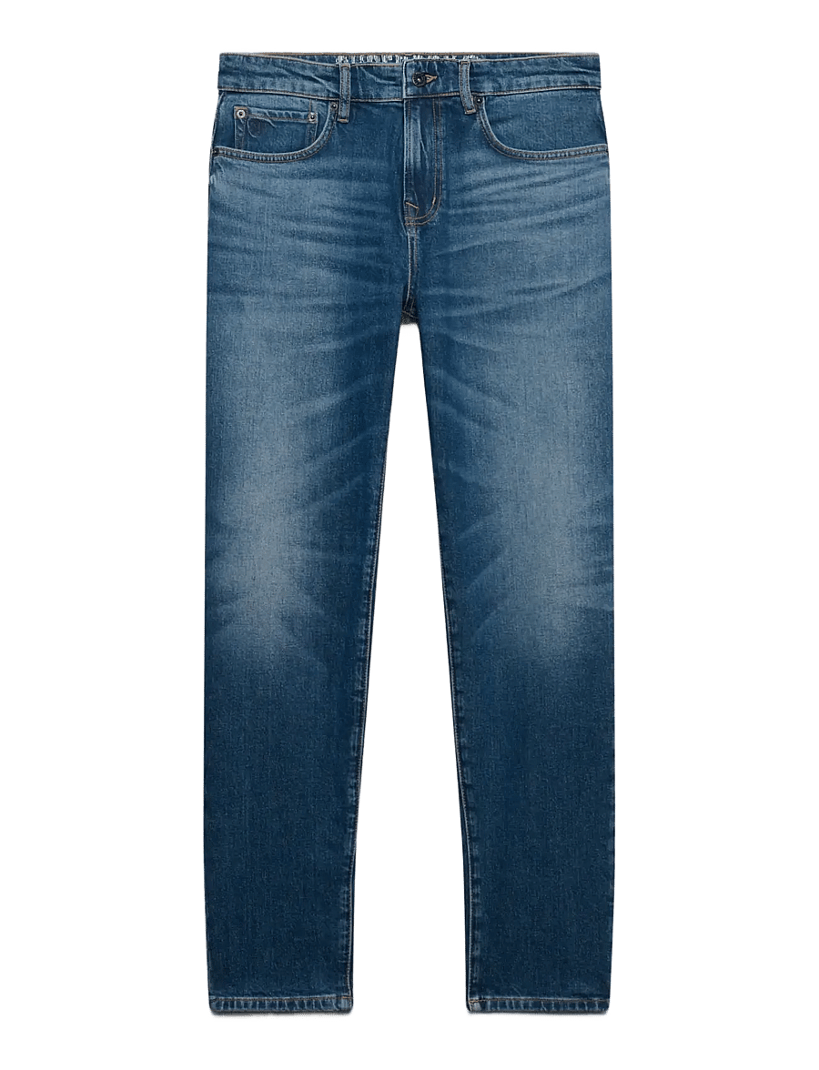Superdry - VINTAGE TAPERED JEANS - tapered jeans - buck blue - 1