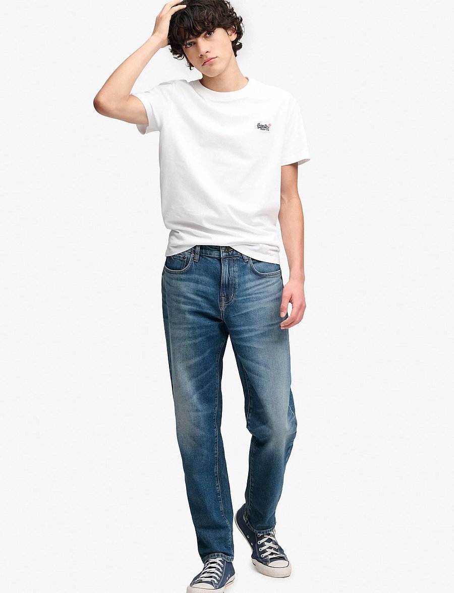 Superdry - VINTAGE TAPERED JEANS - tapered jeans - buck blue - 0