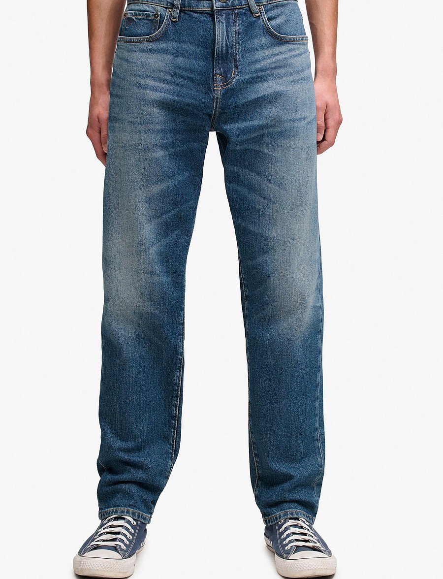 Superdry - VINTAGE TAPERED JEANS - tapered jeans - buck blue - 2