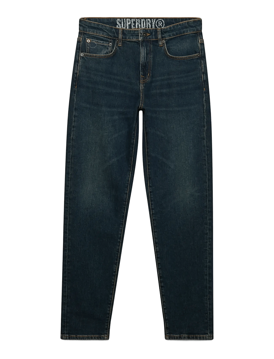 Superdry - VINTAGE TAPERED JEANS - schmal zulaufende jeans - homestead dark indigo - 1