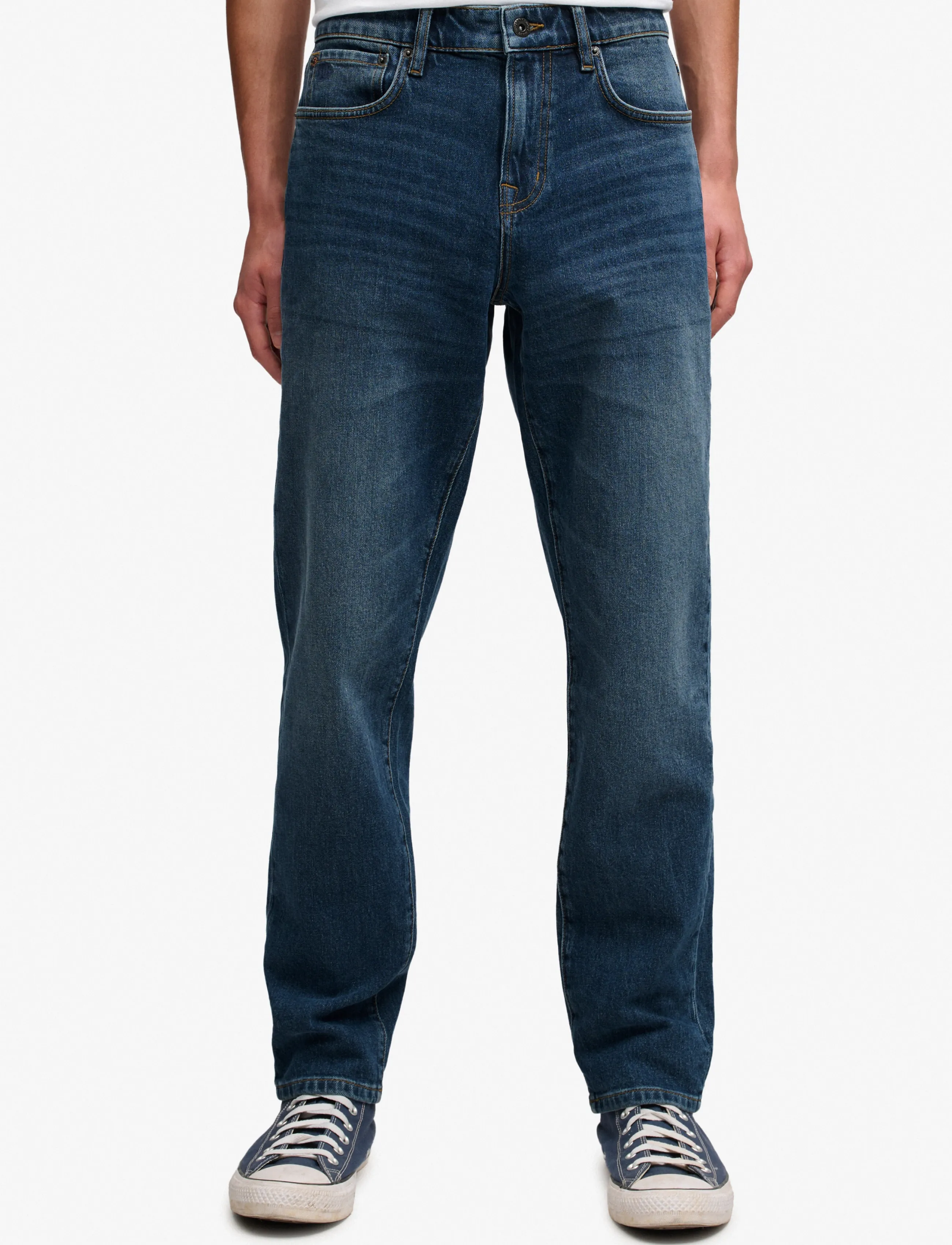 Superdry - VINTAGE TAPERED JEANS - schmal zulaufende jeans - ranch vintage indigo - 3