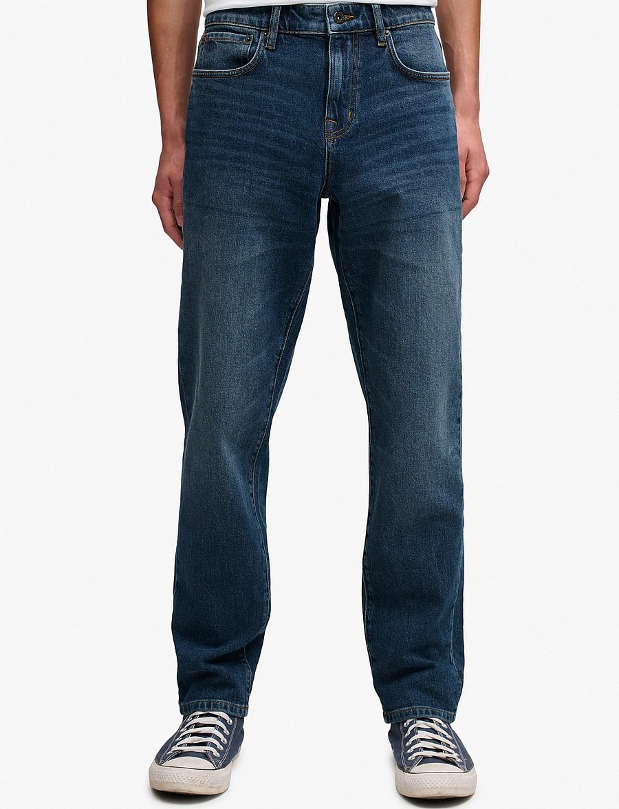 Superdry - VINTAGE TAPERED JEANS - schmal zulaufende jeans - ranch vintage indigo - 3
