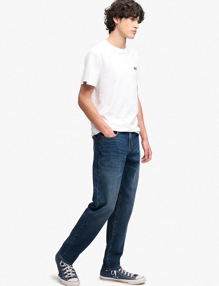 Superdry - VINTAGE TAPERED JEANS - schmal zulaufende jeans - ranch vintage indigo - 4