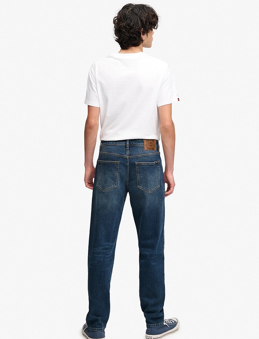 Superdry - VINTAGE TAPERED JEANS - schmal zulaufende jeans - ranch vintage indigo - 5