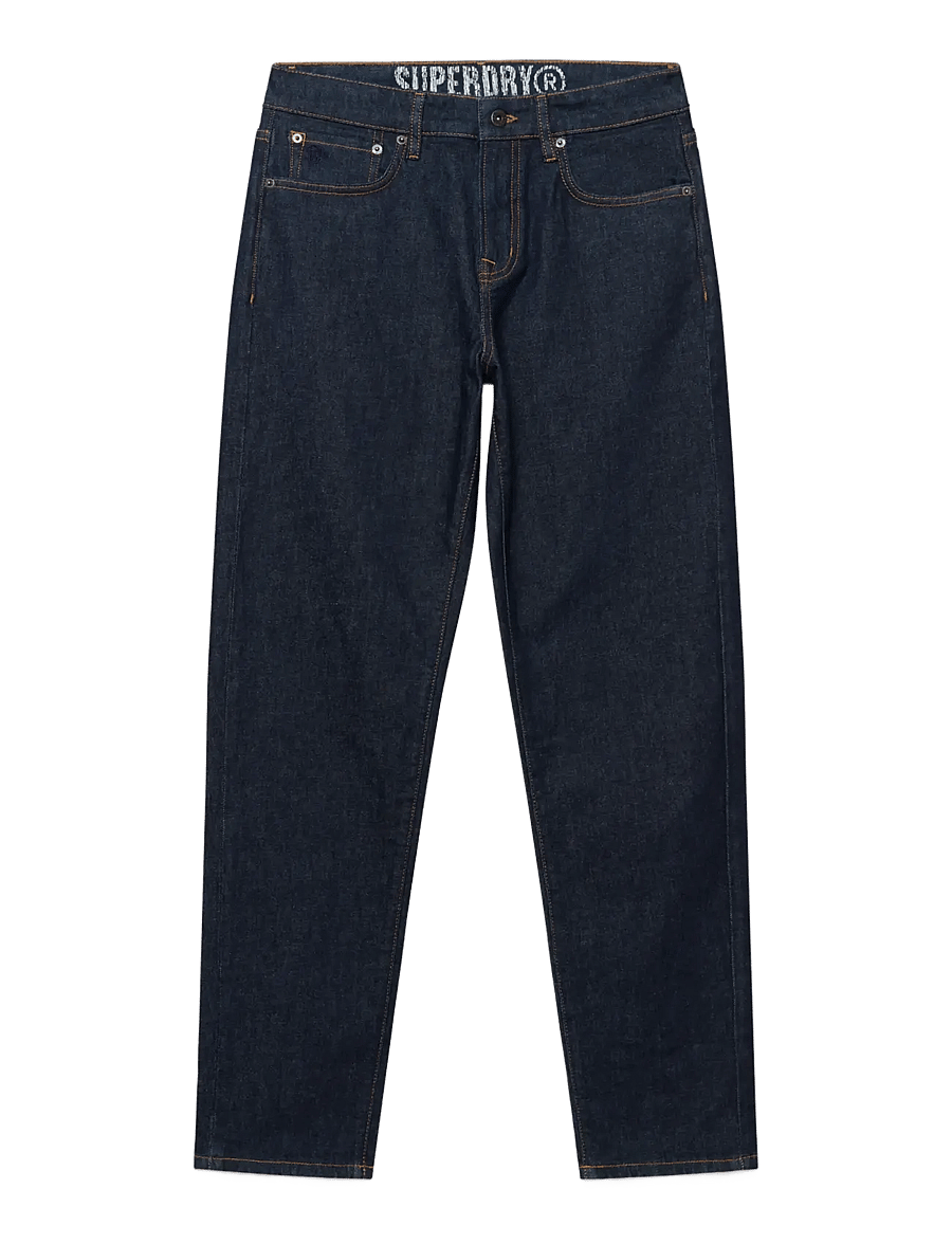 Superdry - VINTAGE TAPERED JEANS - schmal zulaufende jeans - rinse blue - 1