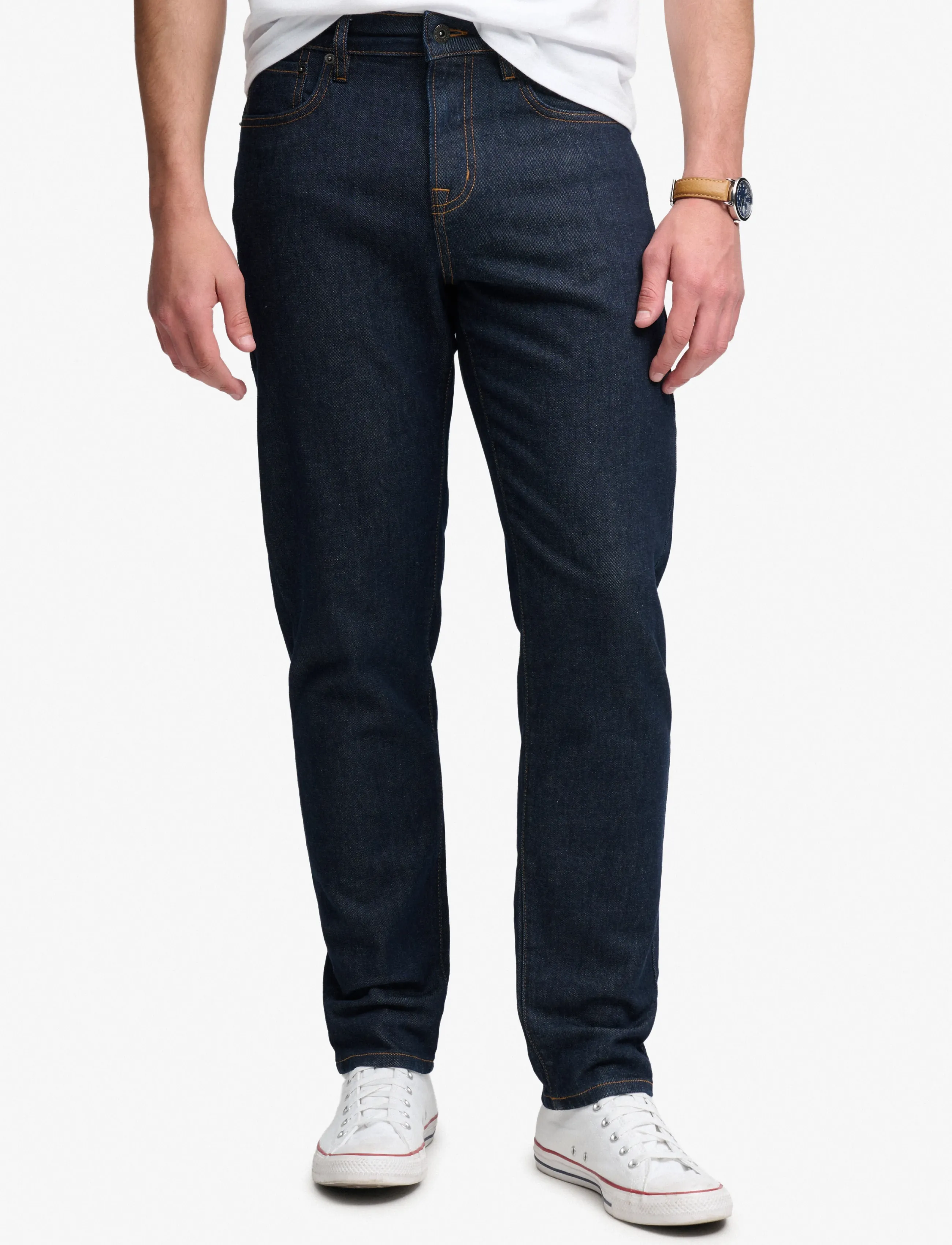 Superdry - VINTAGE TAPERED JEANS - schmal zulaufende jeans - rinse blue - 3