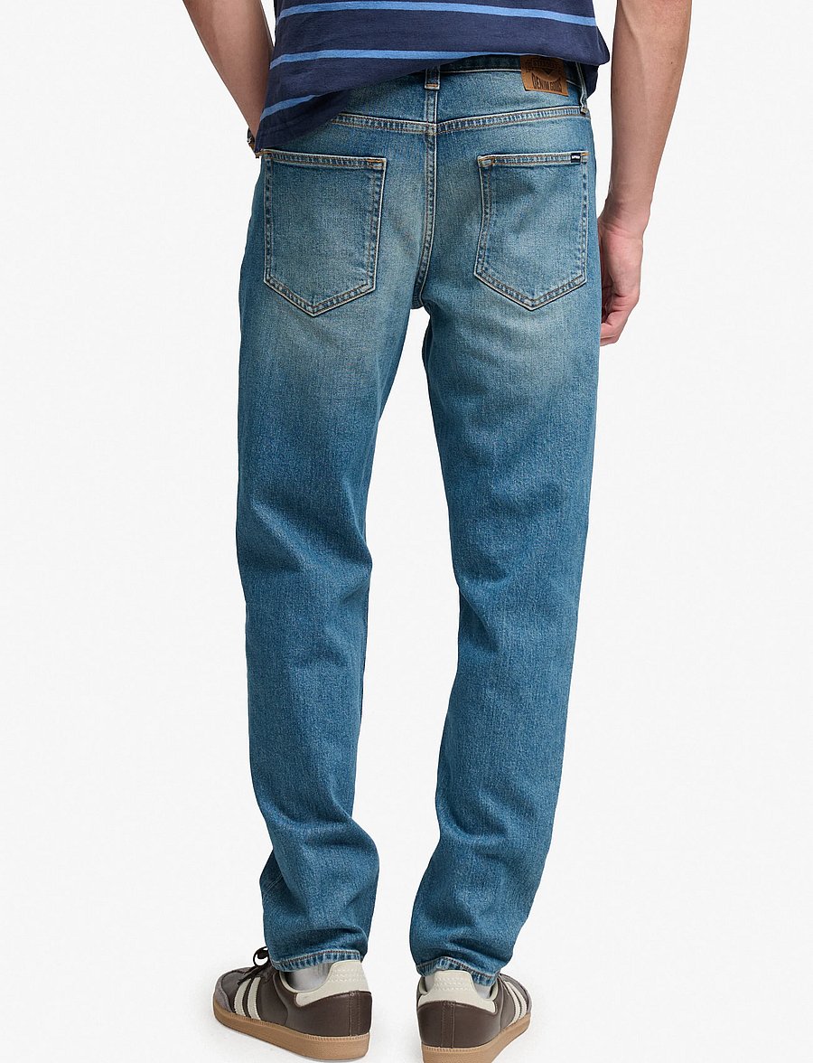 Superdry - VINTAGE TAPERED JEANS - schmal zulaufende jeans - vickers mid blue - 2