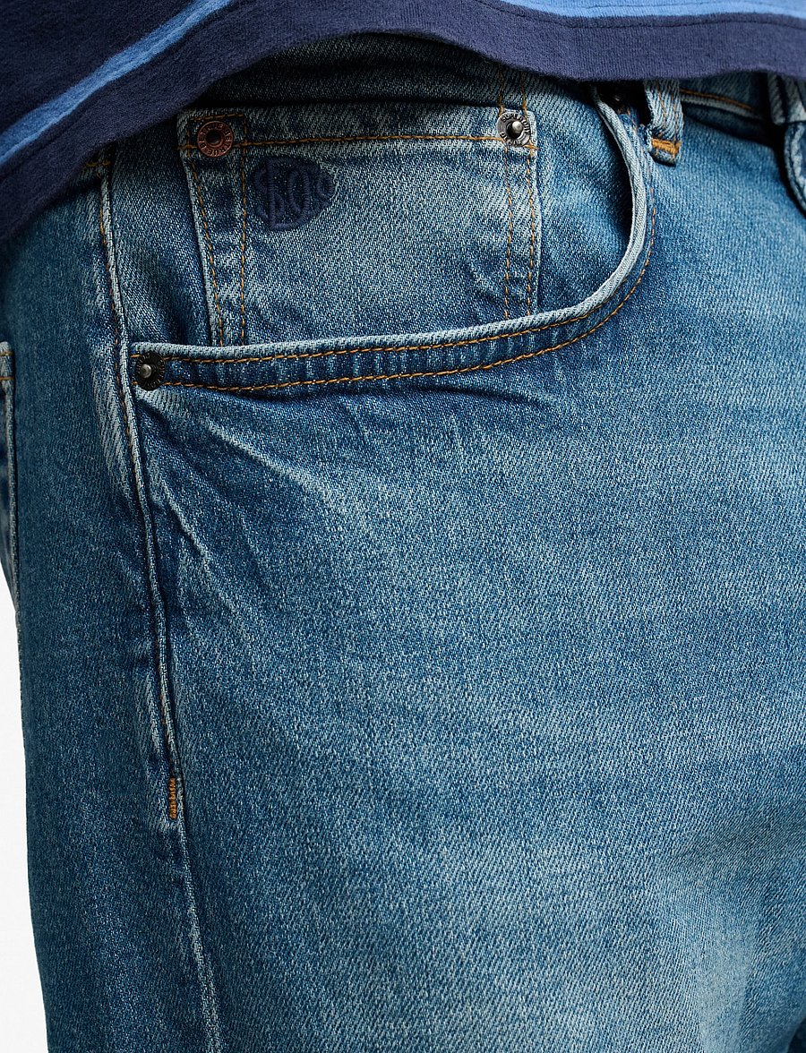 Superdry - VINTAGE TAPERED JEANS - schmal zulaufende jeans - vickers mid blue - 4