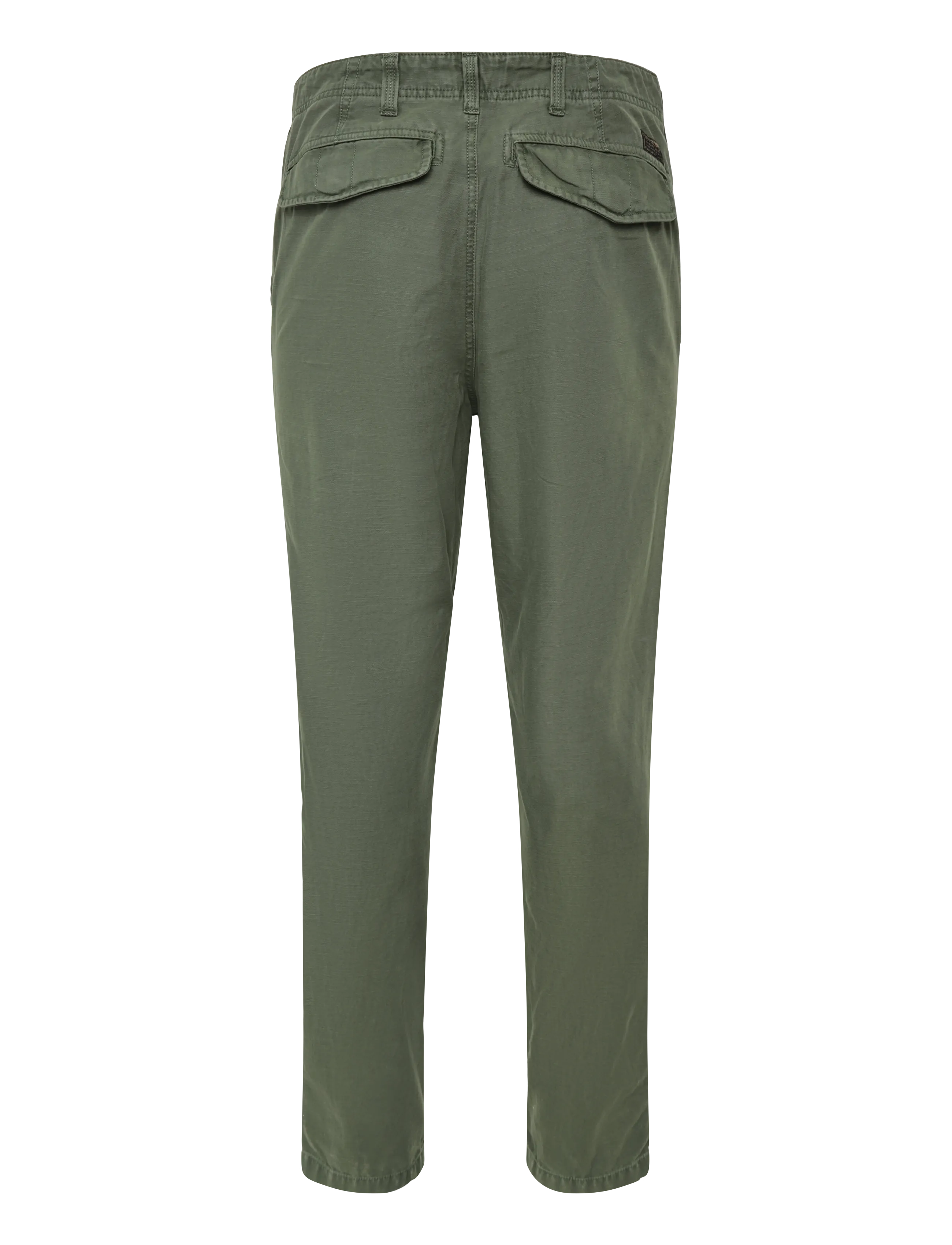 Superdry - TAPERED WASHED CHINO - chino-püksid - chive green - 2