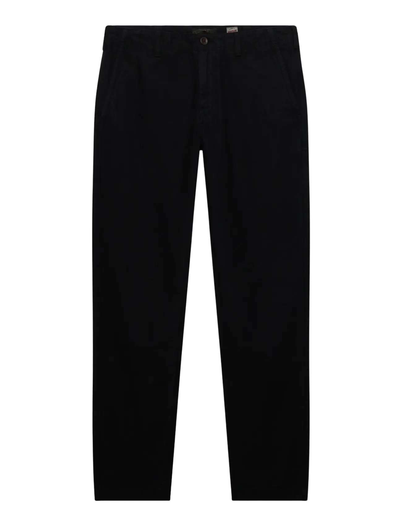 Superdry - TAPERED WASHED CHINO - chino-püksid - jet black - 2