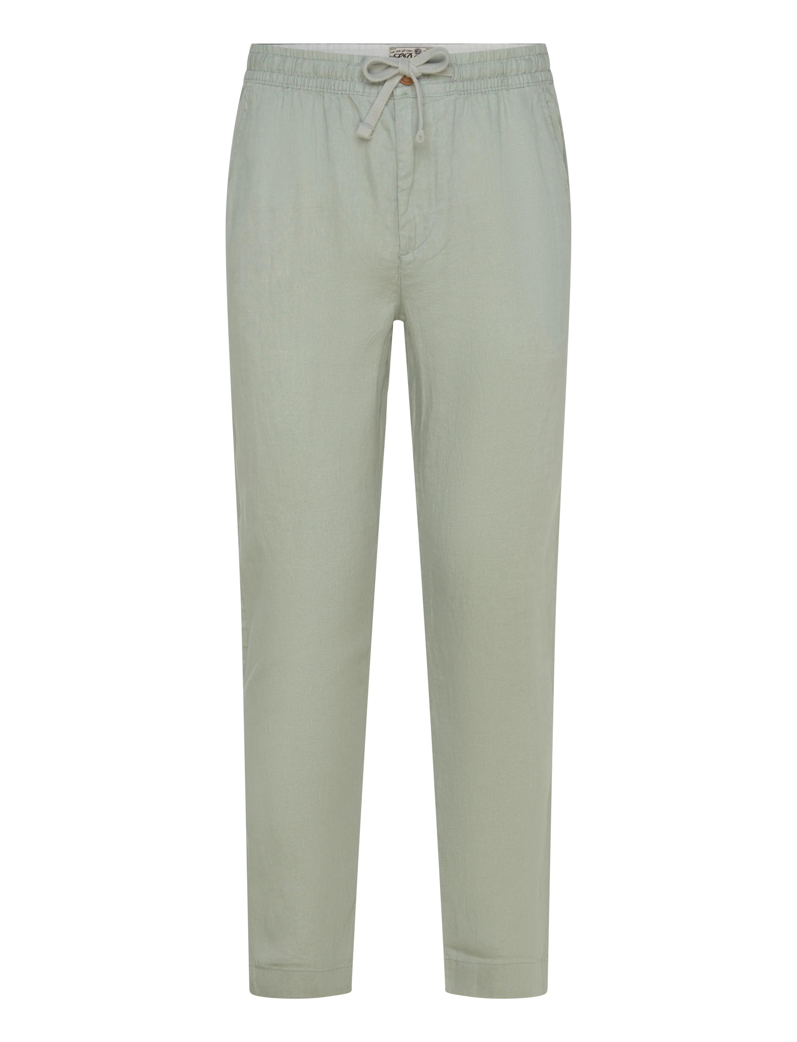 Superdry MERCHANT LINEN PANT - Superdry - BAY GREEN / green