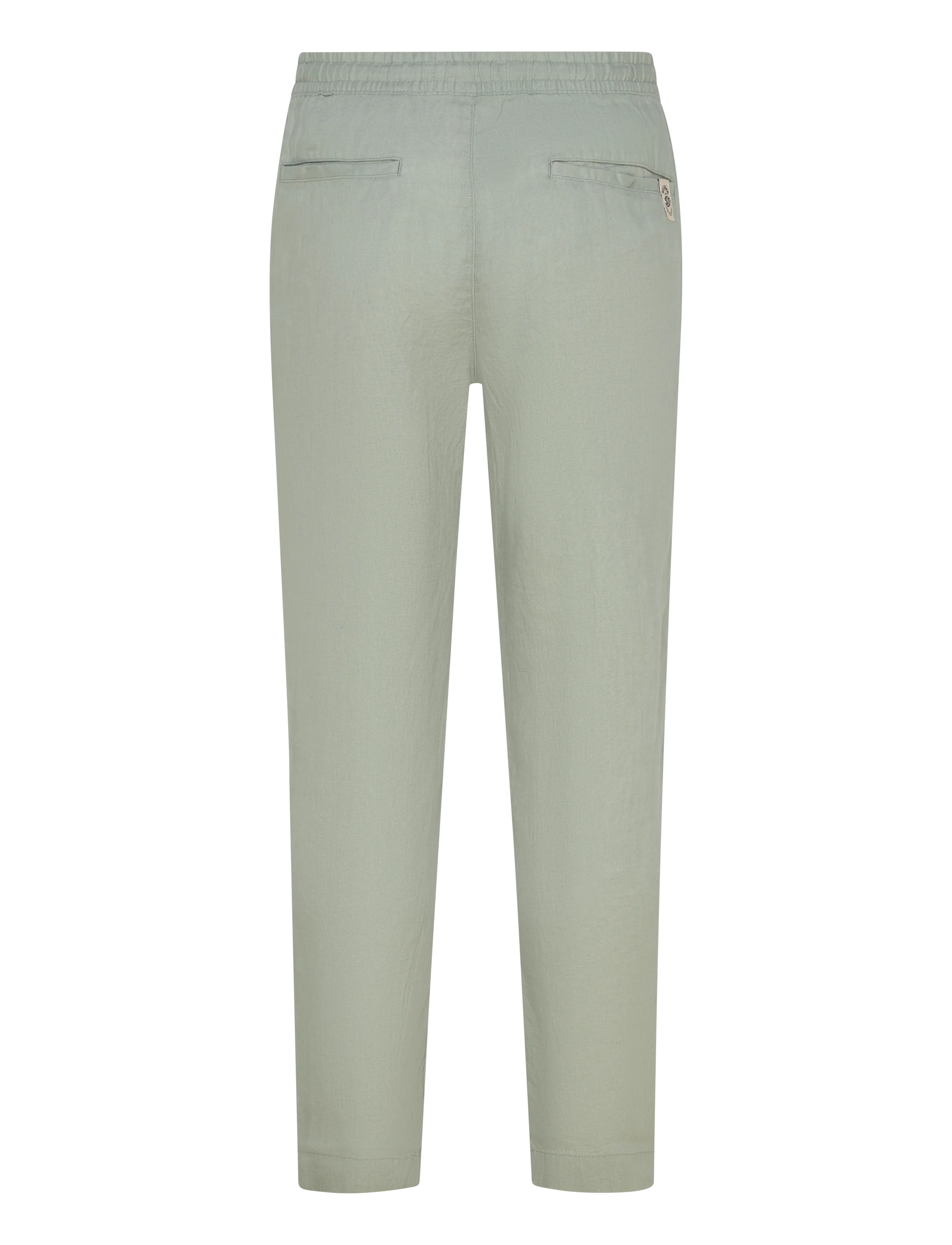 Superdry - MERCHANT LINEN PANT - linased püksid - bay green - 2